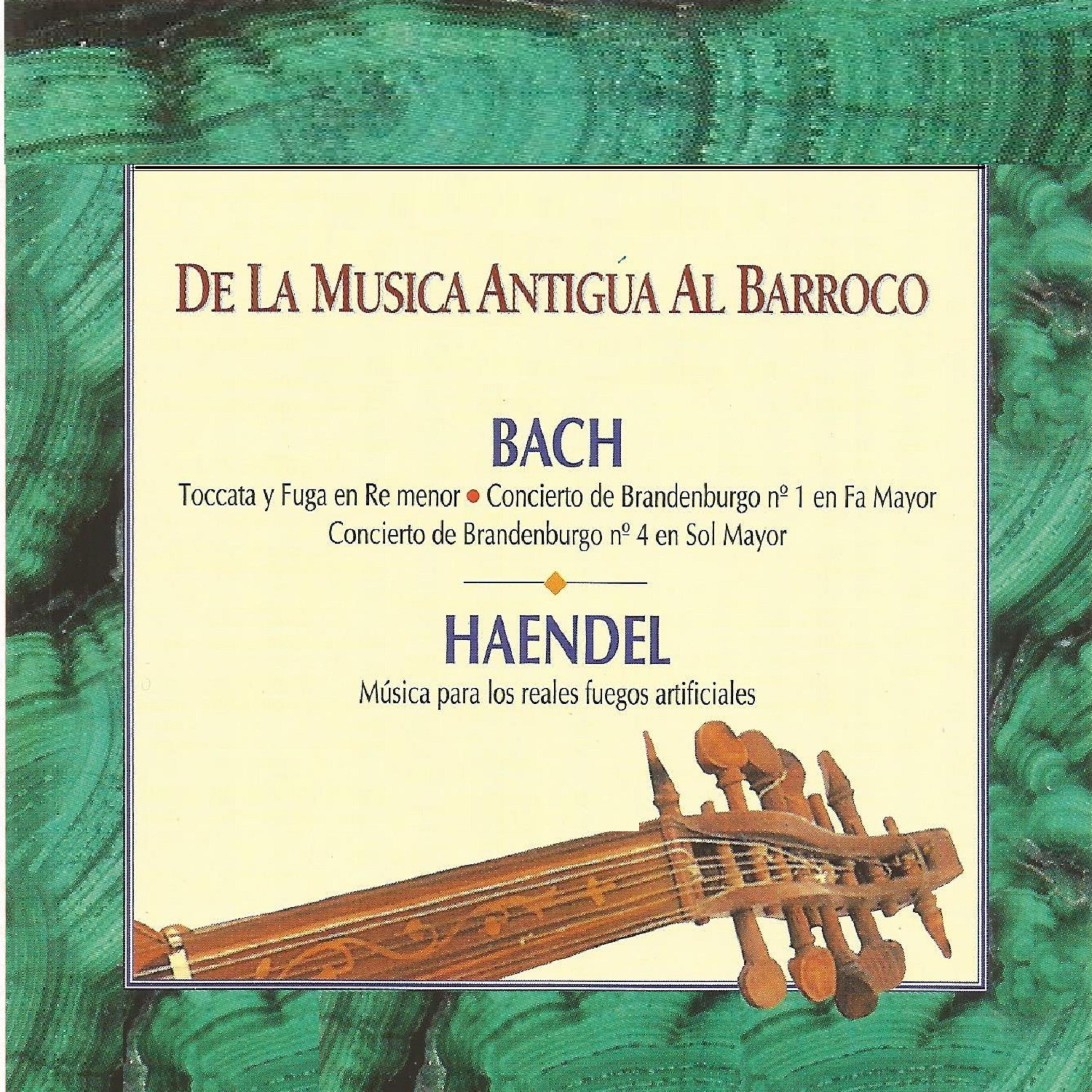 Постер альбома De la Musica Antigúa al Barroco - Bach - Handel