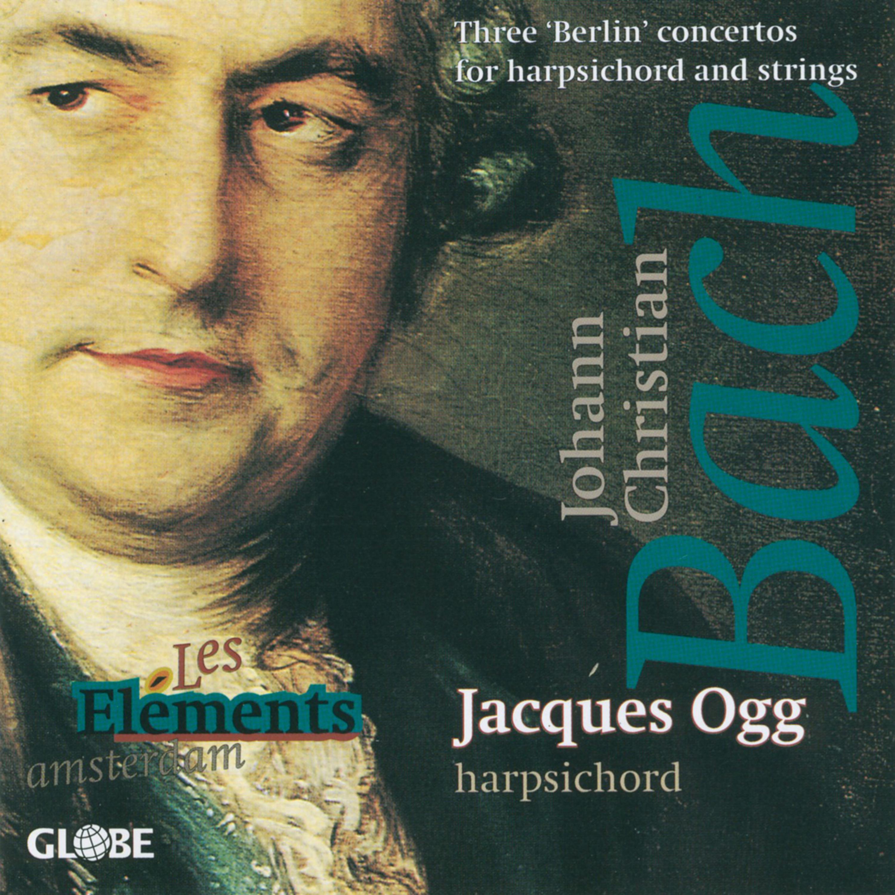 Постер альбома J.C. Bach: Three 'Berlin' Harpsichord Concertos for Harpsichord and Strings