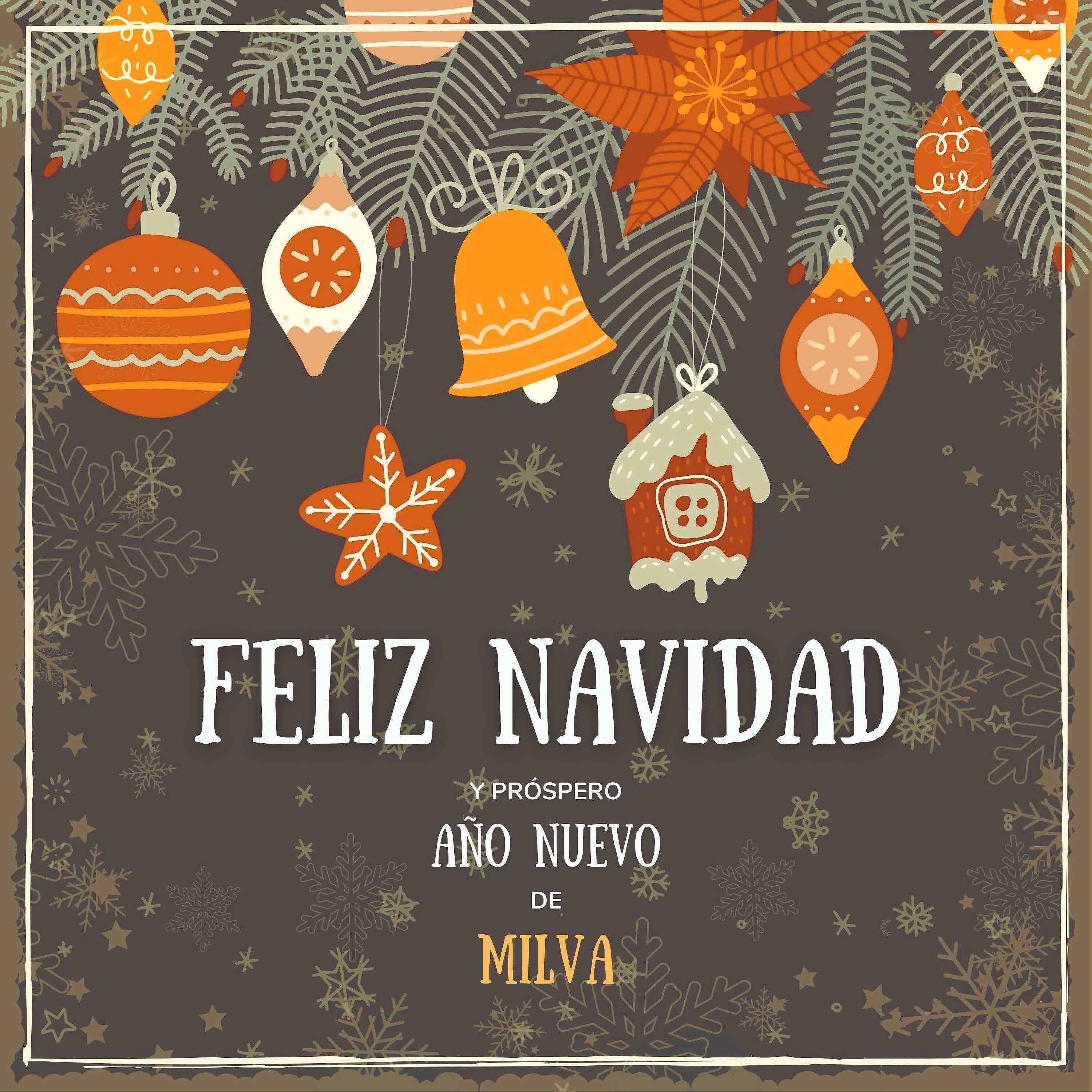 Постер альбома Feliz Navidad y próspero Año Nuevo de Milva