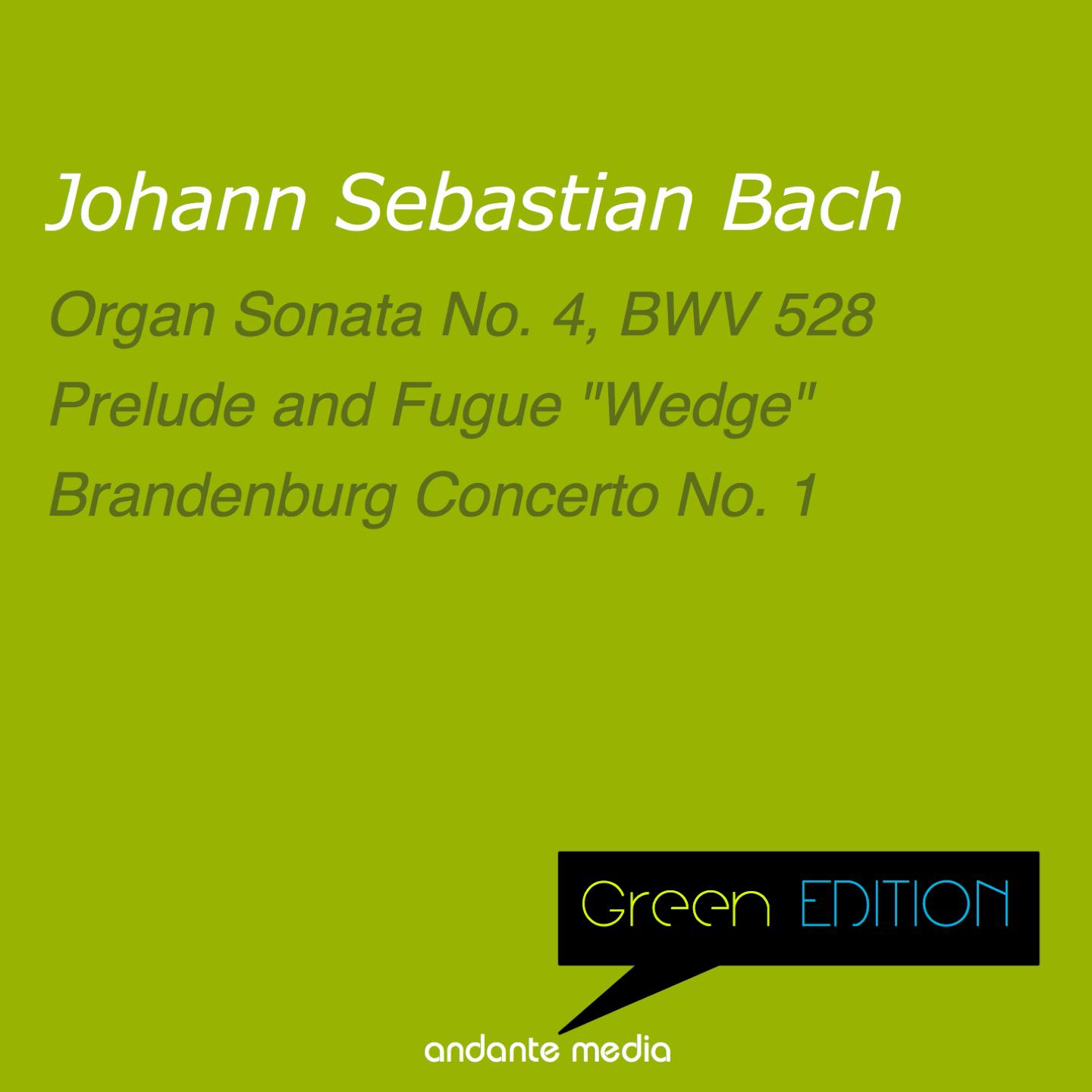 Постер альбома Green Edition - Bach: Organ Sonata No. 4, BWV 528 & Brandenburg Concerto No. 1, BWV 1046