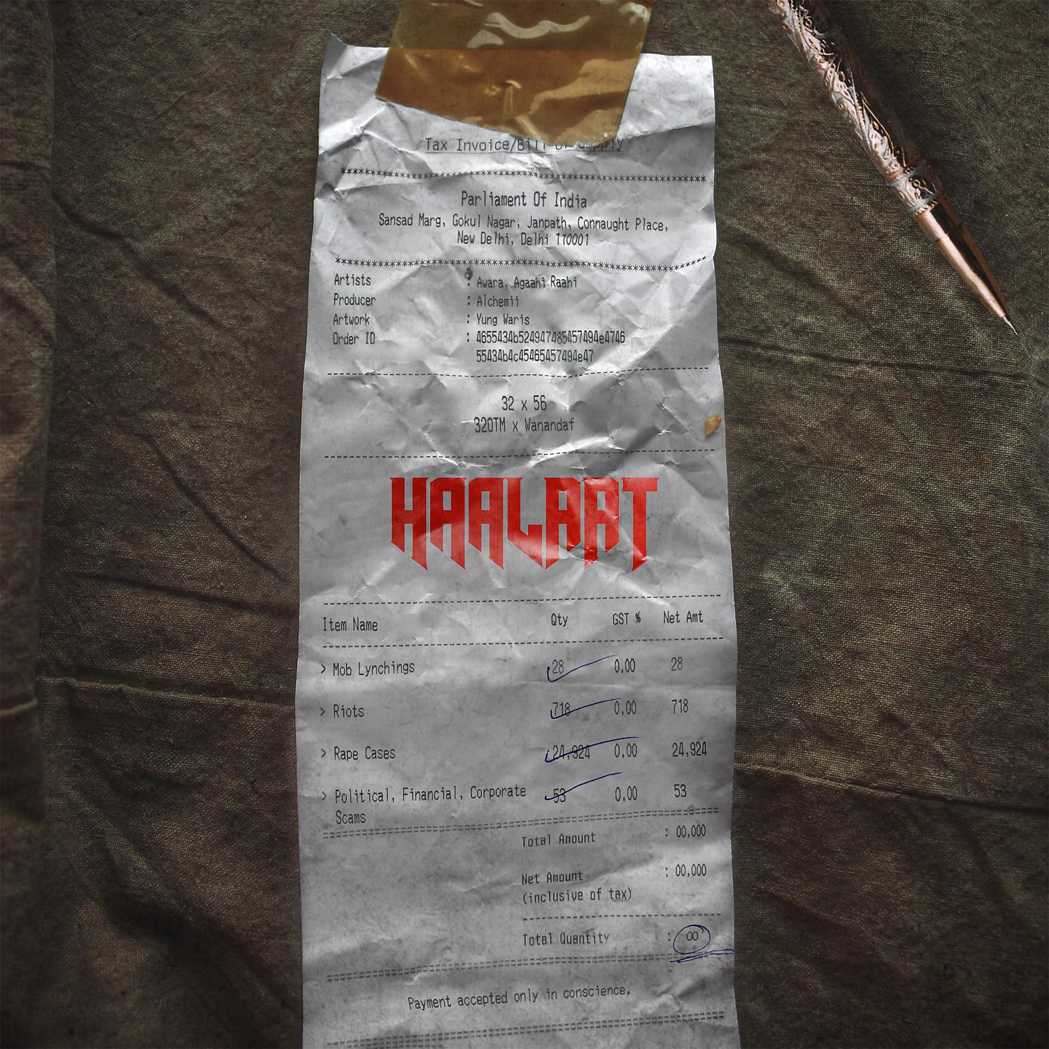 Постер альбома Haalaat (feat. Awara & Alchemii)