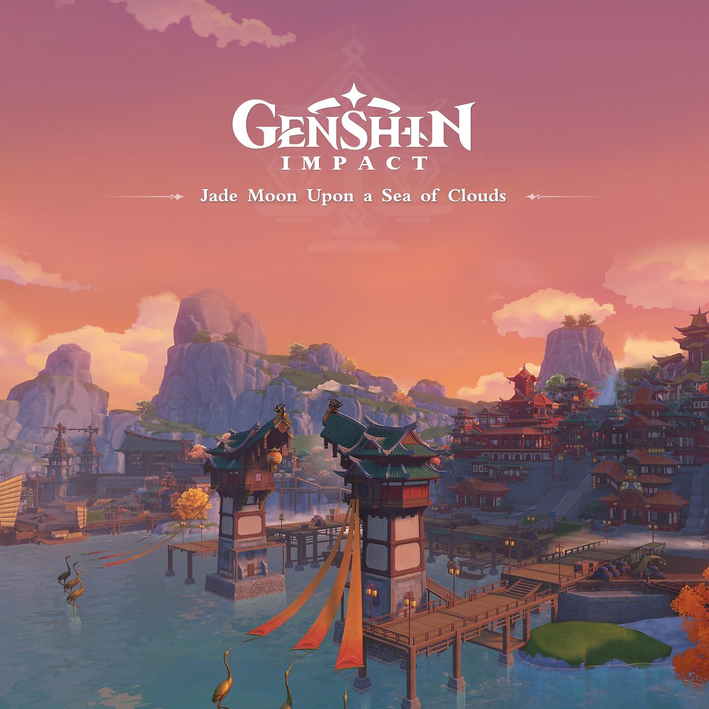 Постер альбома Genshin Impact - Jade Moon Upon a Sea of Clouds