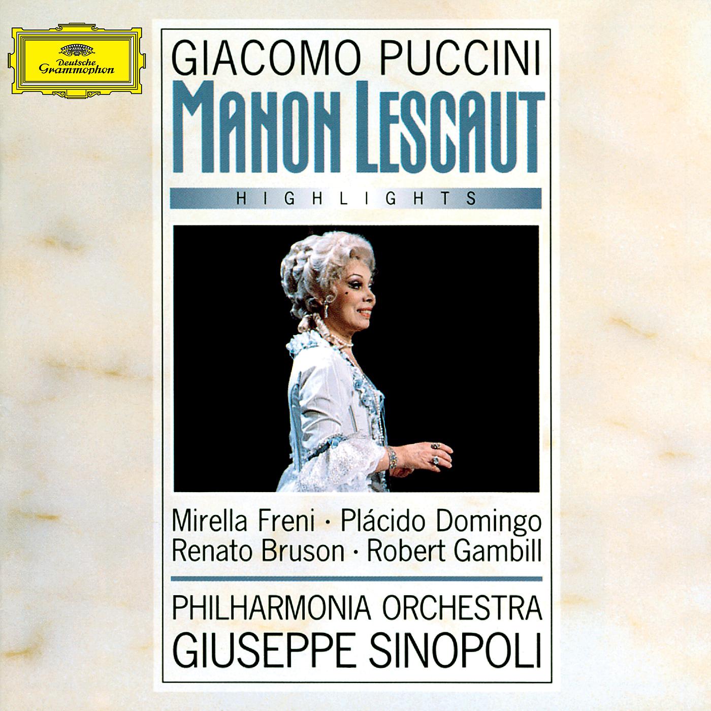 Постер альбома Puccini: Manon Lescaut - Highlights
