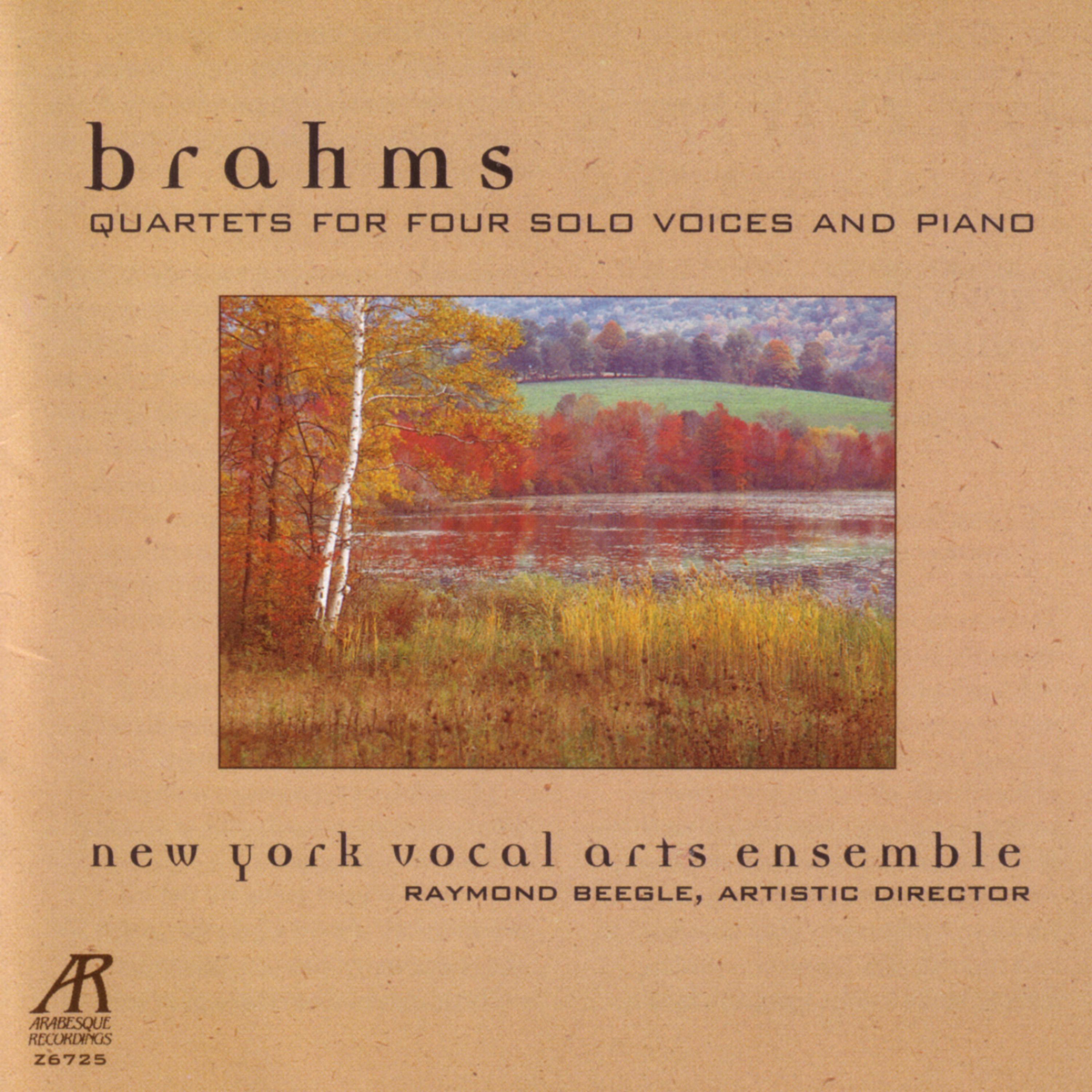 Постер альбома Brahms Quartets For Four Solo Voices & Piano