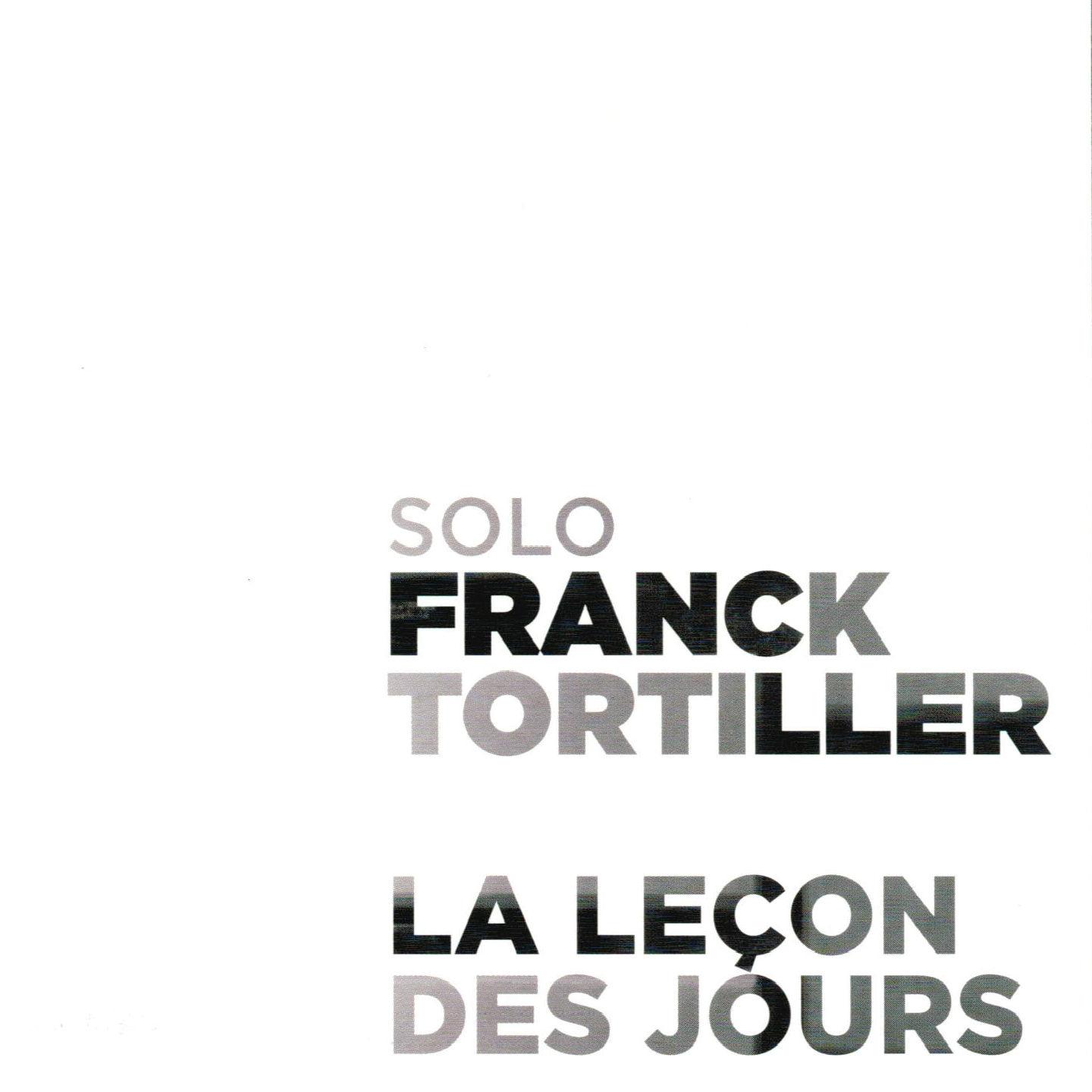 Постер альбома La leçon des jours