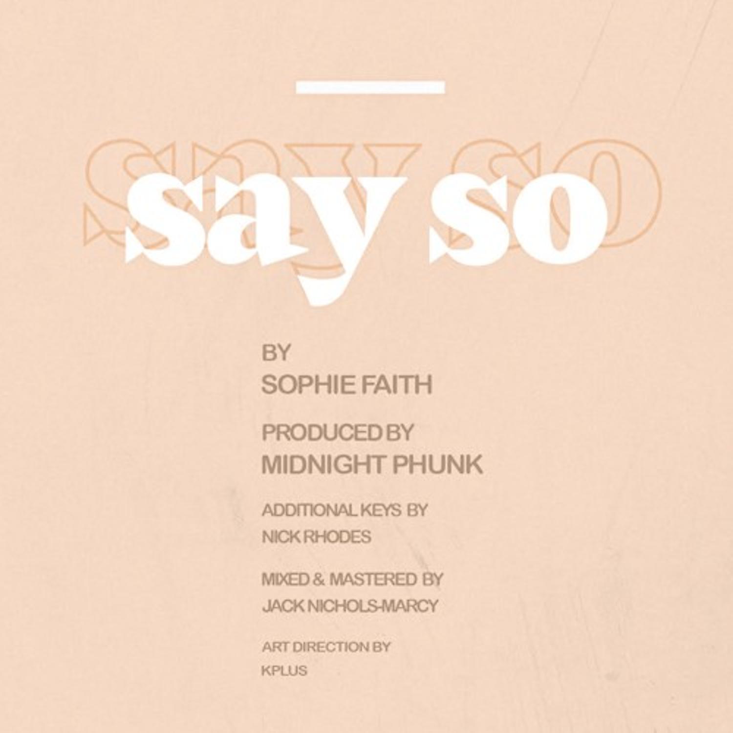 Постер альбома Say So  (Radio Edit )