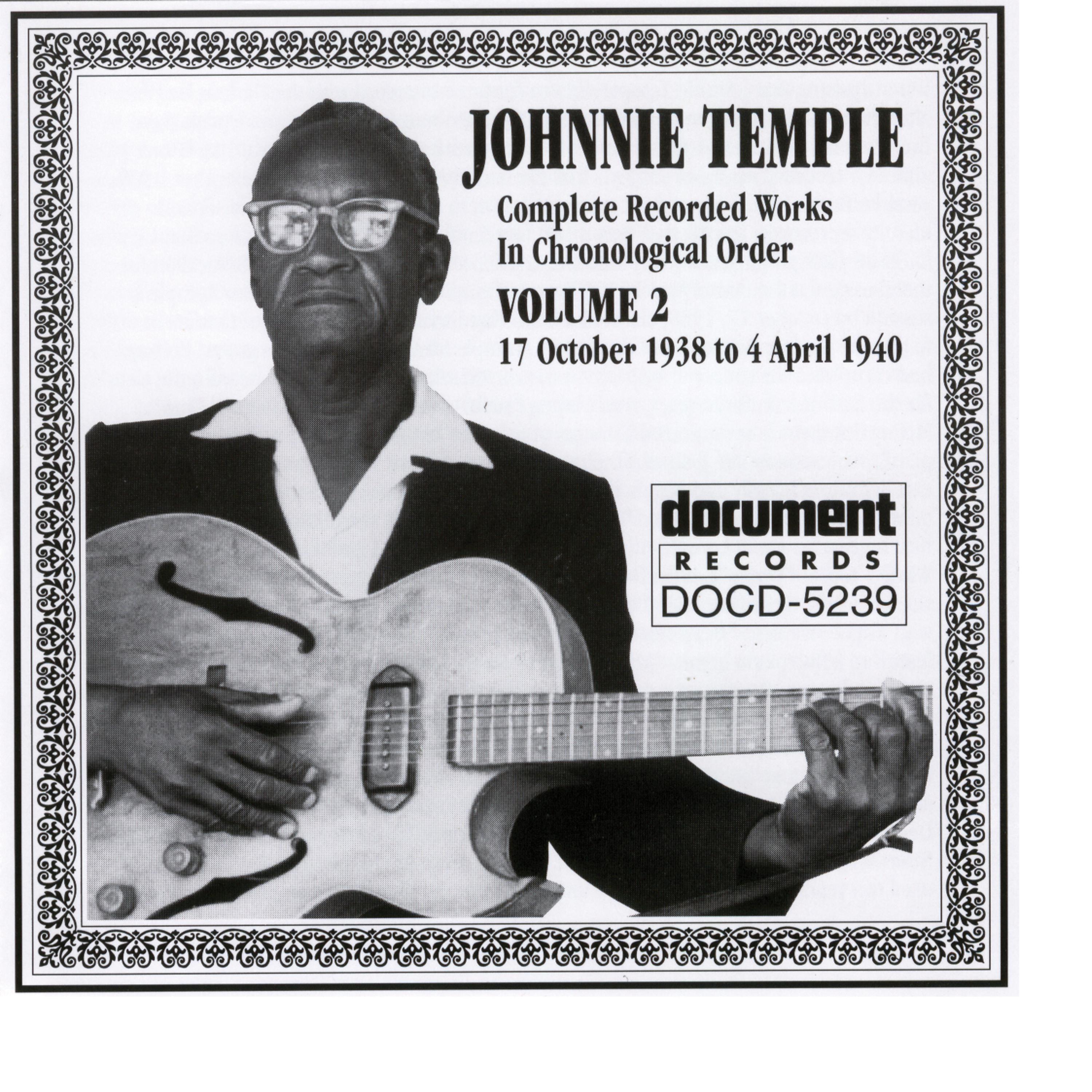 Постер альбома Johnnie Temple Vol. 2 1938-1940