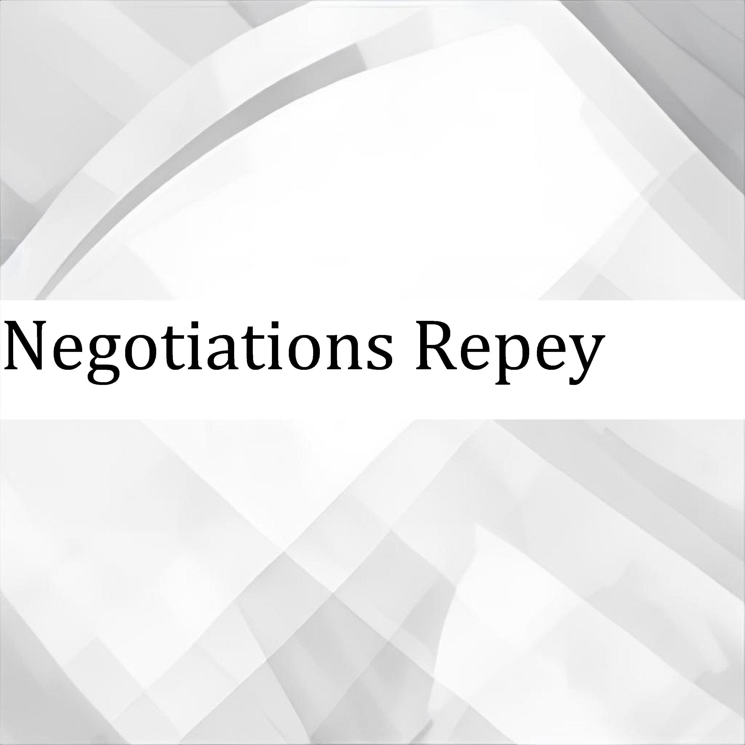 Постер альбома Negotiations Repey