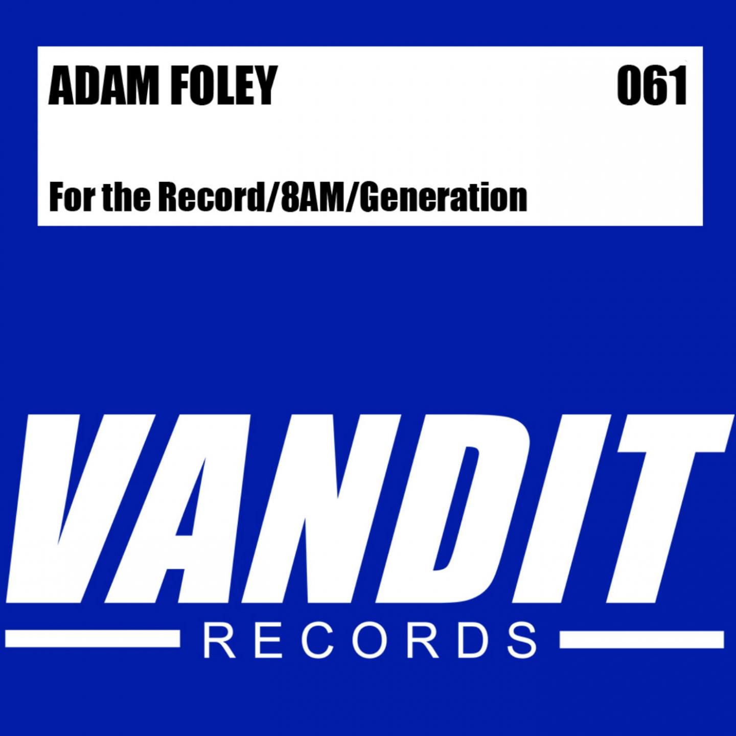 Постер альбома Adam Foley EP