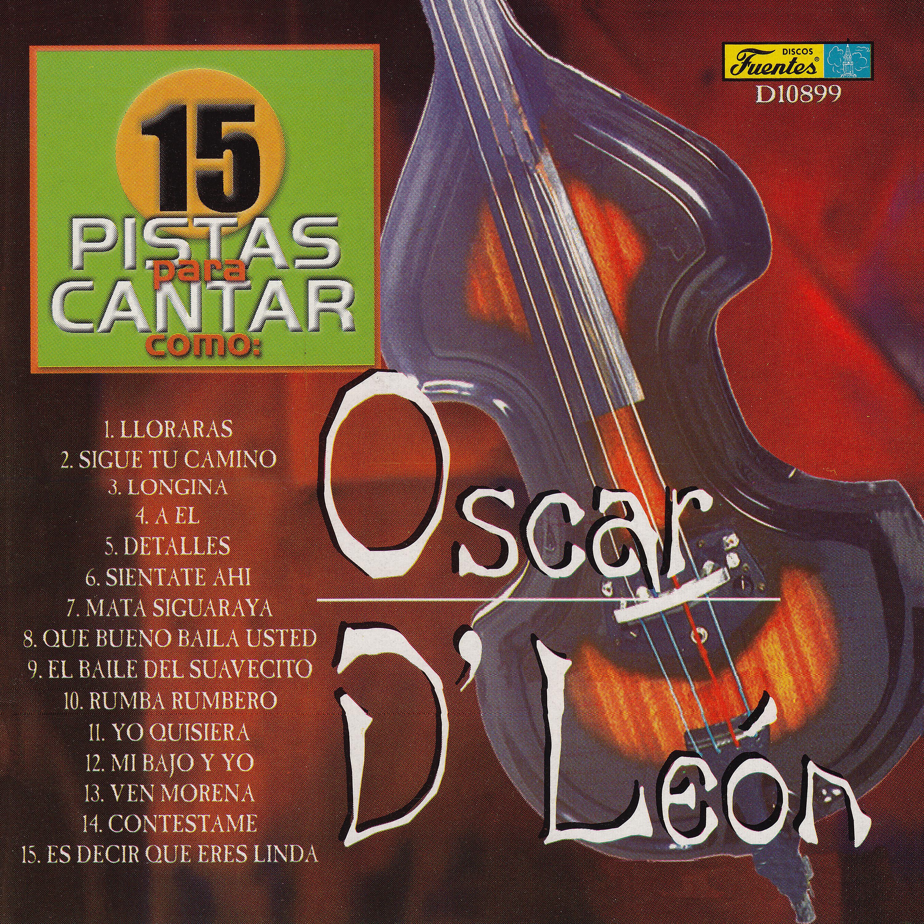 Постер альбома 15 Pistas para Cantar Como - Originalmente Realizado por Oscar D' León