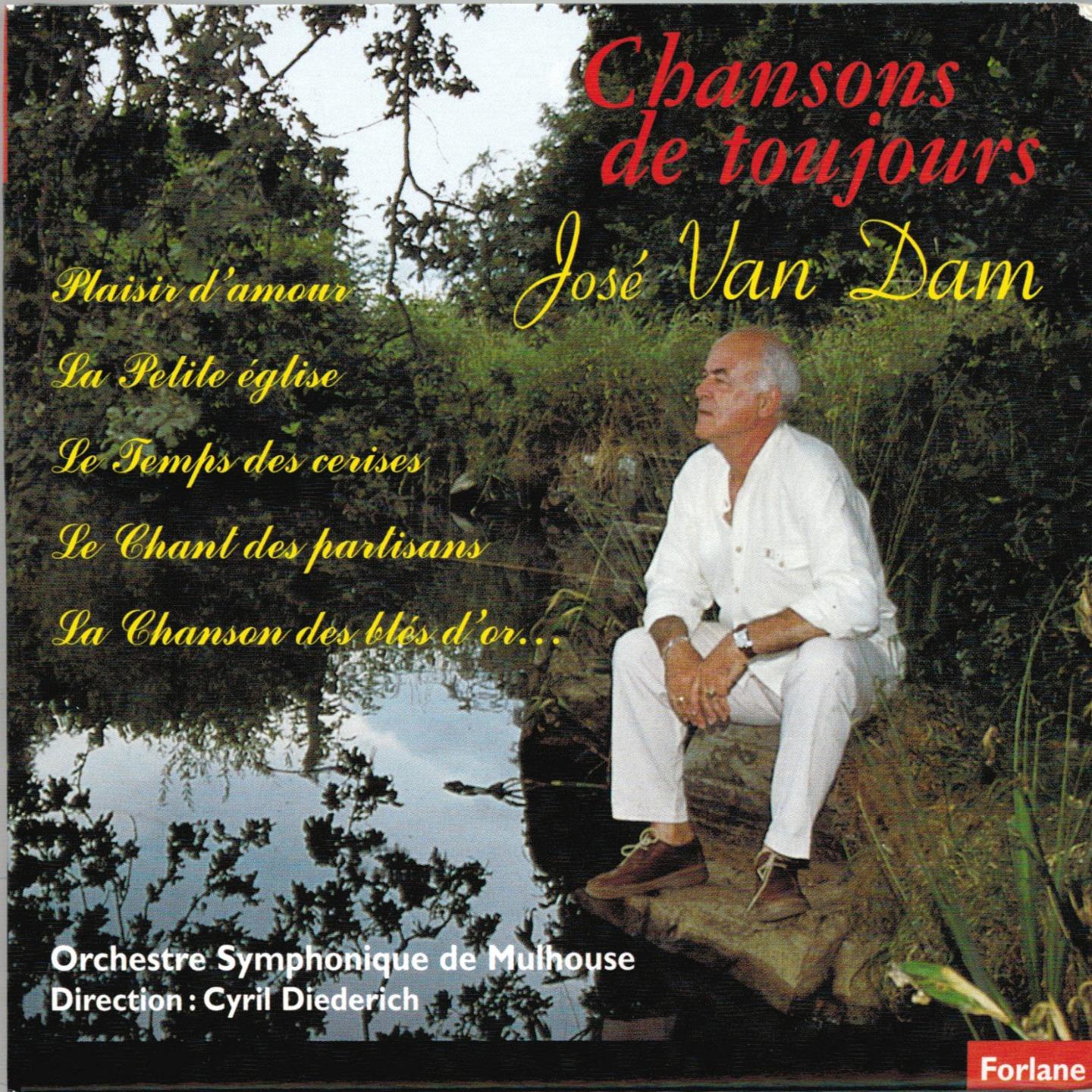 Постер альбома José Van Dam : Chansons de toujours