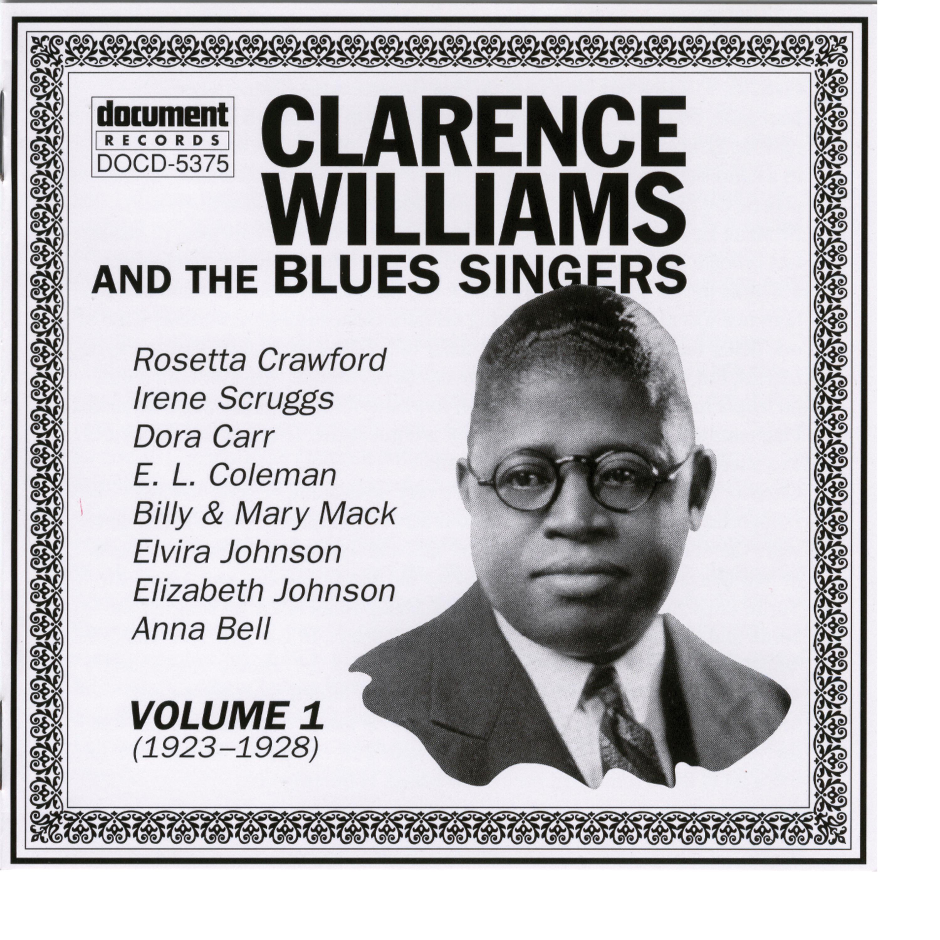 Постер альбома Clarence Williams & The Blues Singers Vol. 1 (1923-1928)