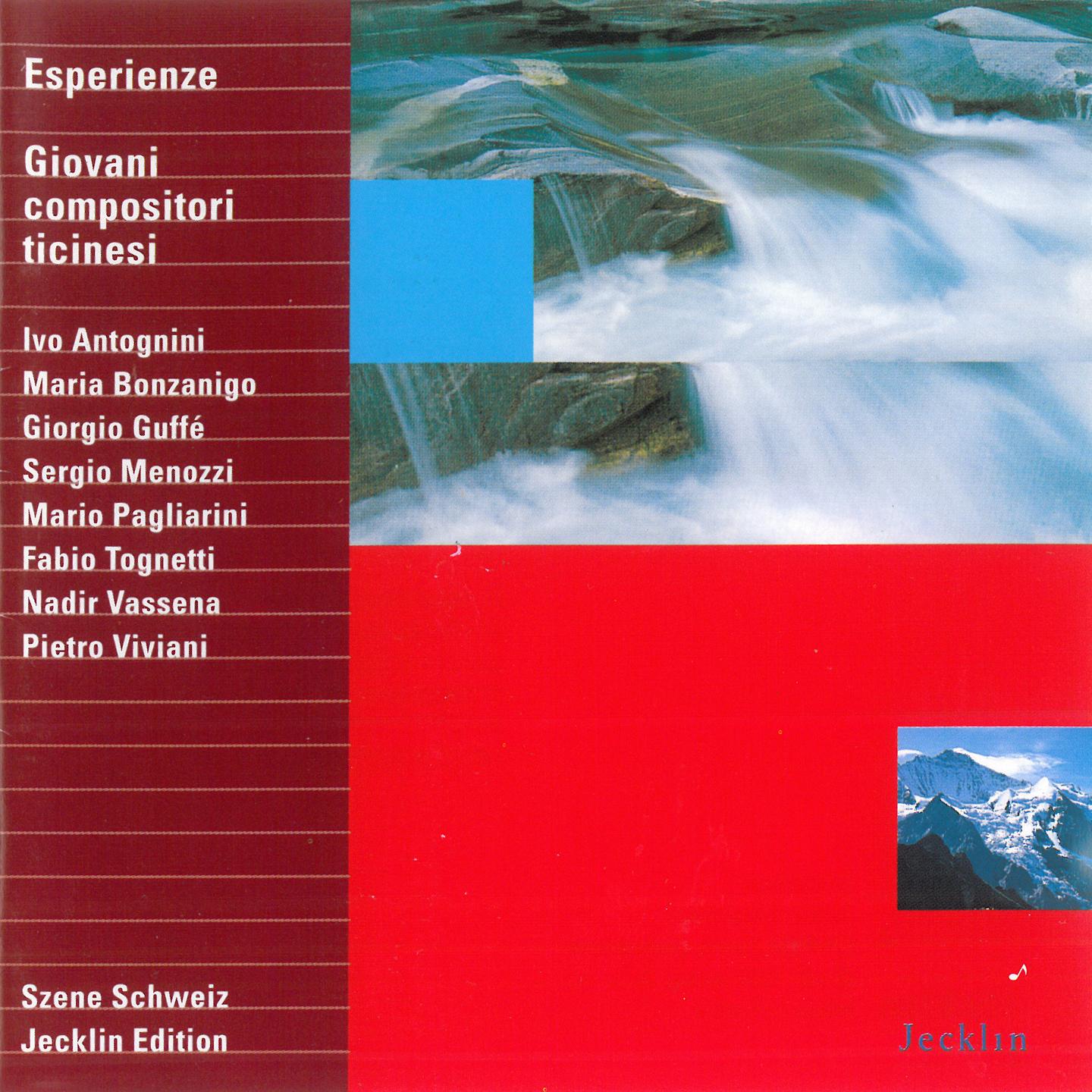 Постер альбома Esperienze - Giovani compositori ticinesi