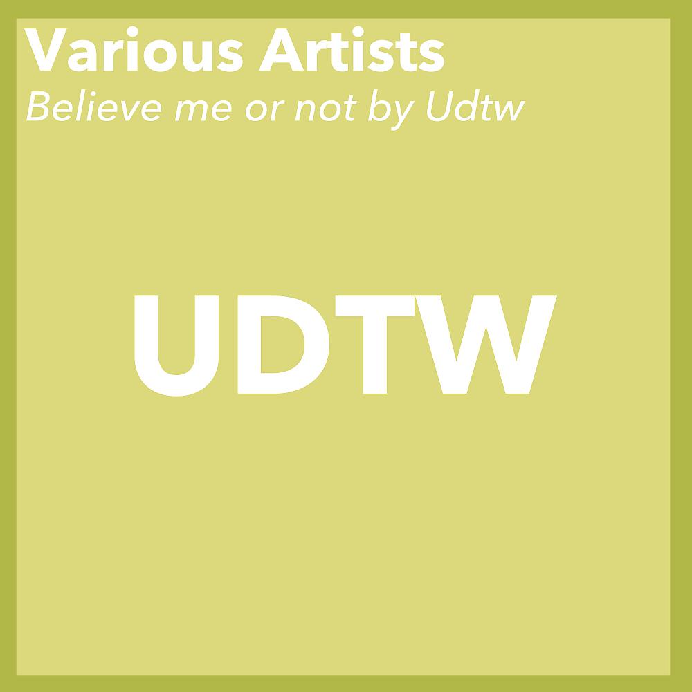 Постер альбома Believe me or not by Udtw