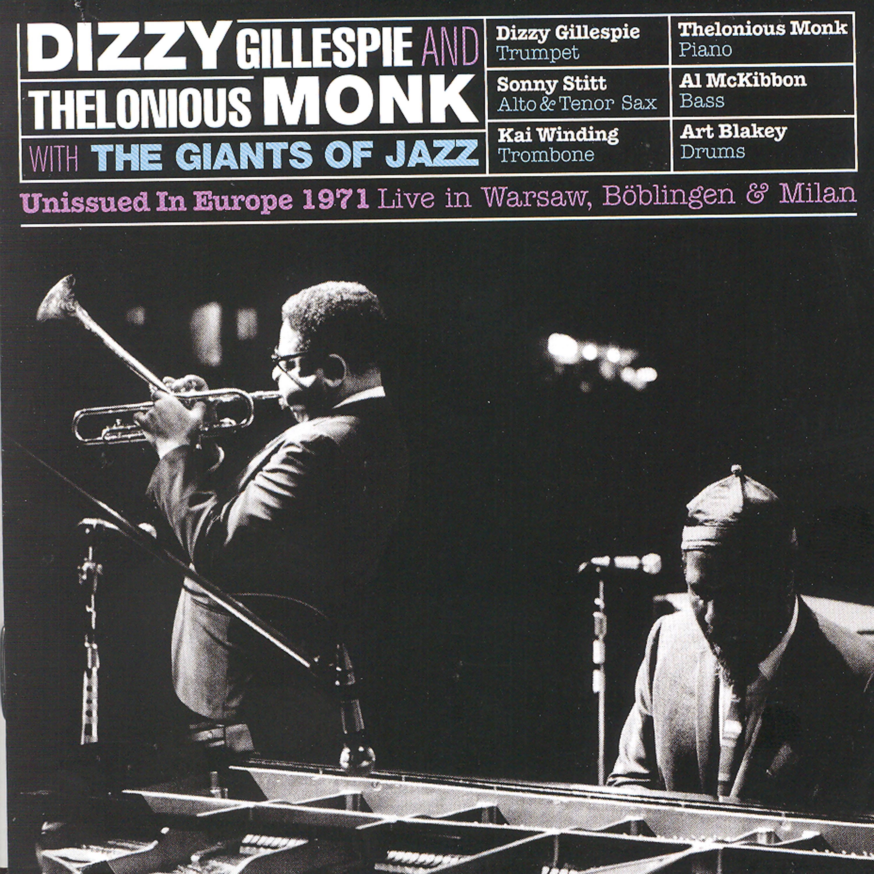 Постер альбома The Giants Of Jazz 1971, Warsaw, Boblingen, Milan
