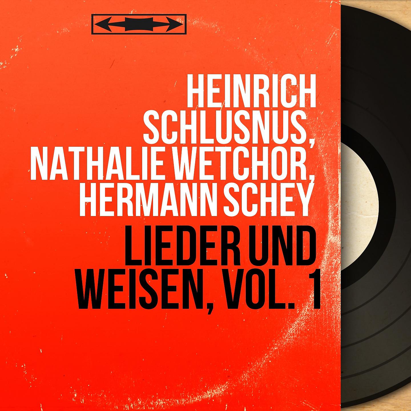 Постер альбома Lieder und Weisen, Vol. 1