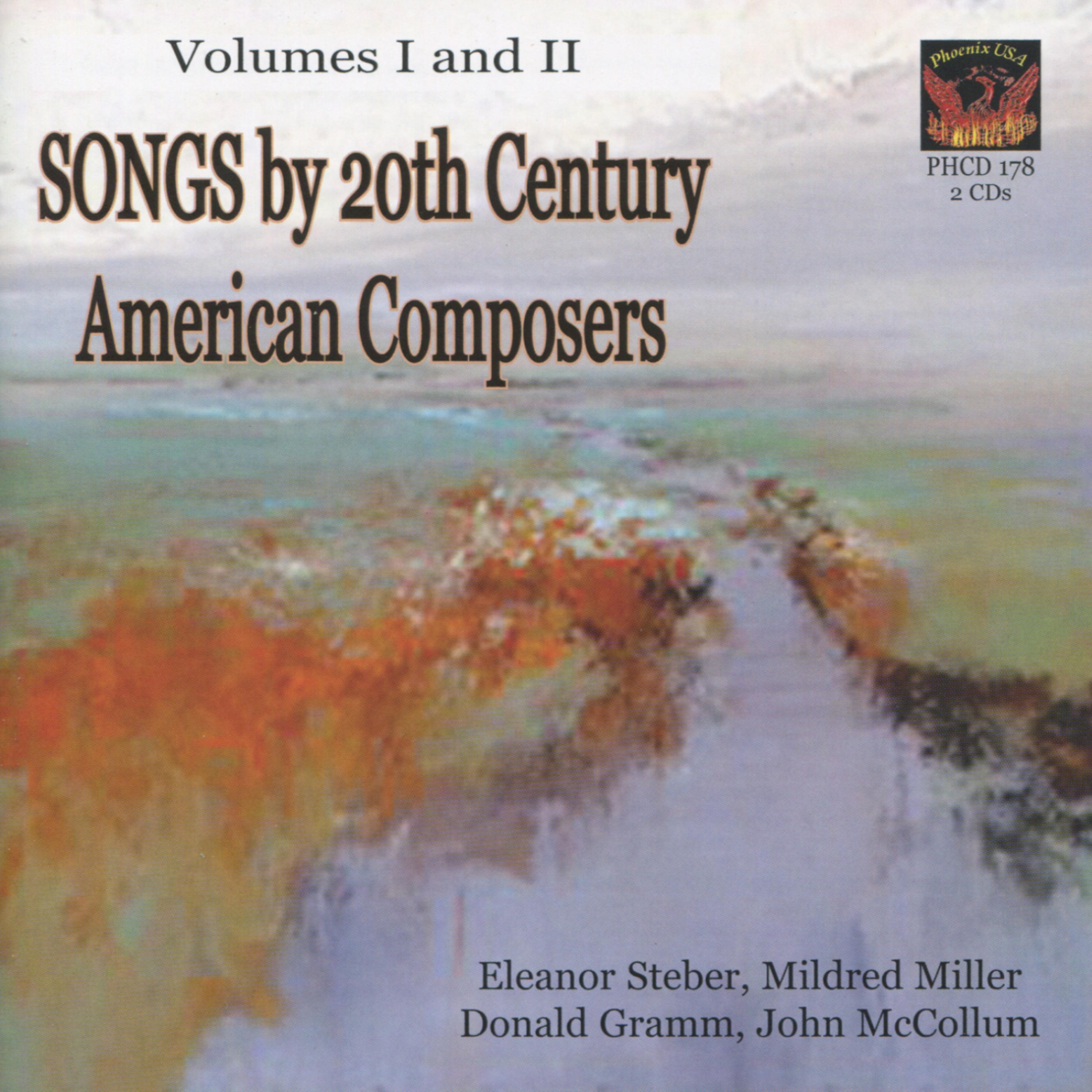 Постер альбома Songs by 20th Century American Composers
