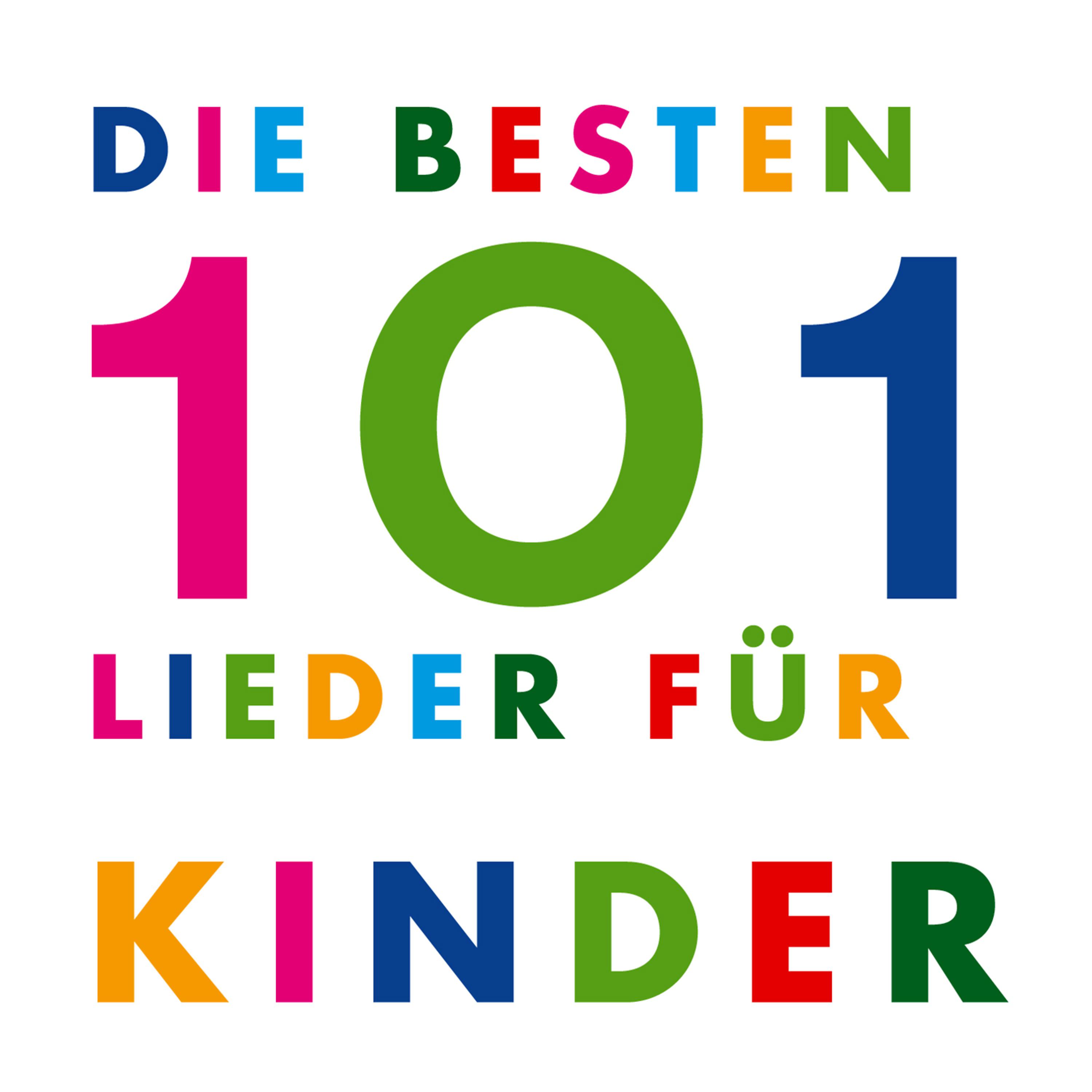 Постер альбома Die 101 besten Kinderlieder - Heidi - Schnappi - Die Jahresuhr - Wer hat an der Uhr gedreht ? - Tsch Tschu Wa - Das Rote Pferd - Die Biene Maja
