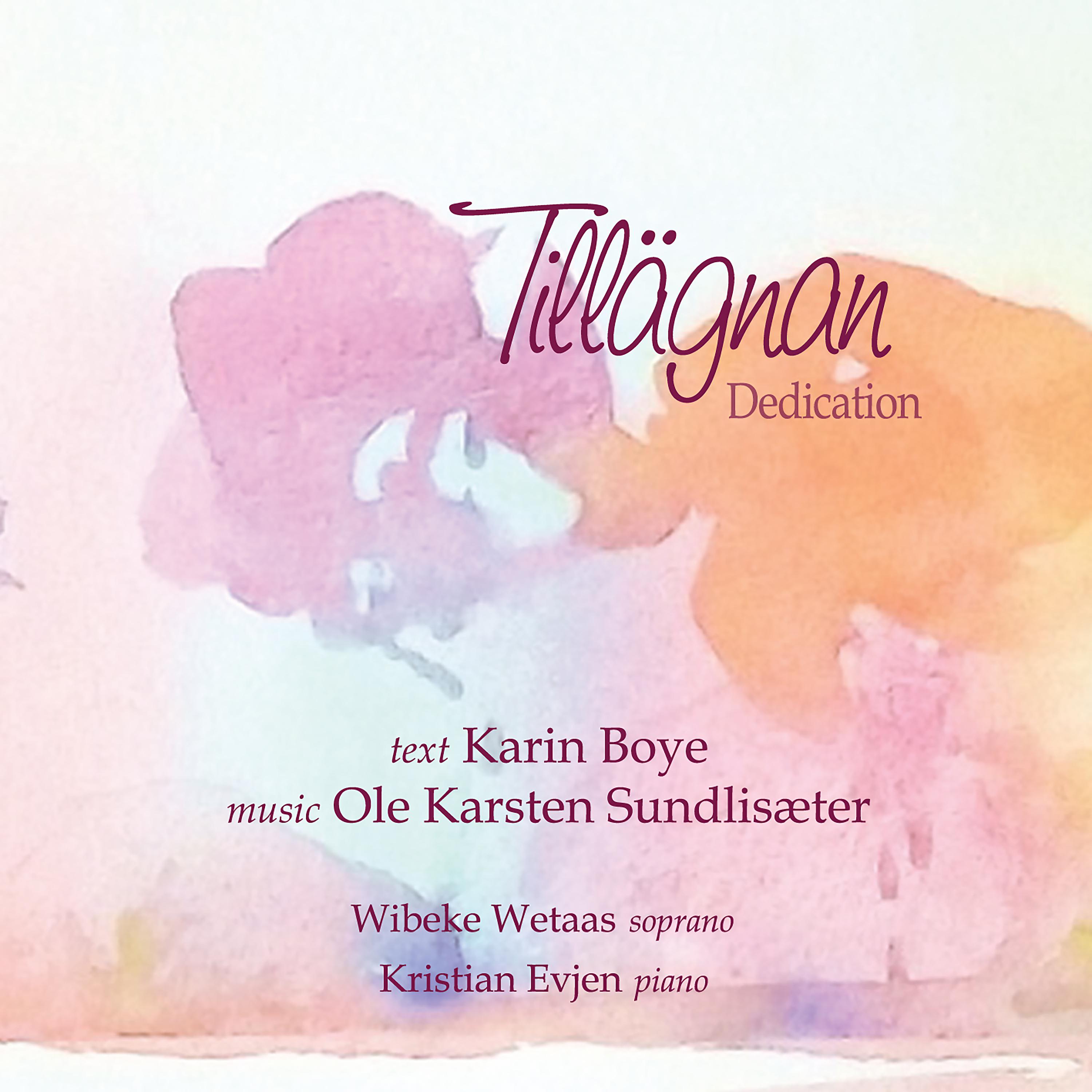 Постер альбома Tillägnan (Dedication)