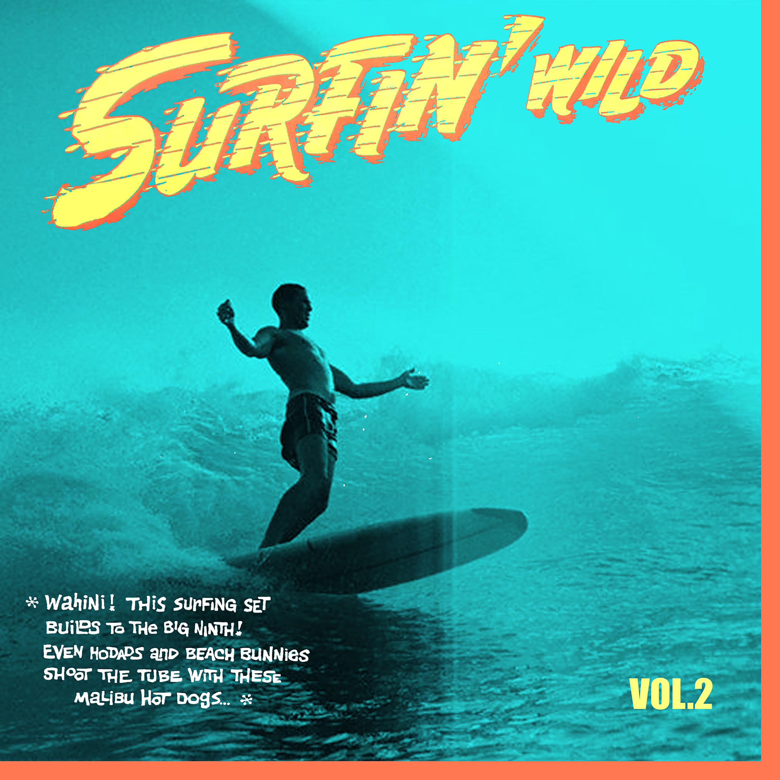 Постер альбома Surfin' Wild Vol.2, 16 Wild Instrumental Rockers