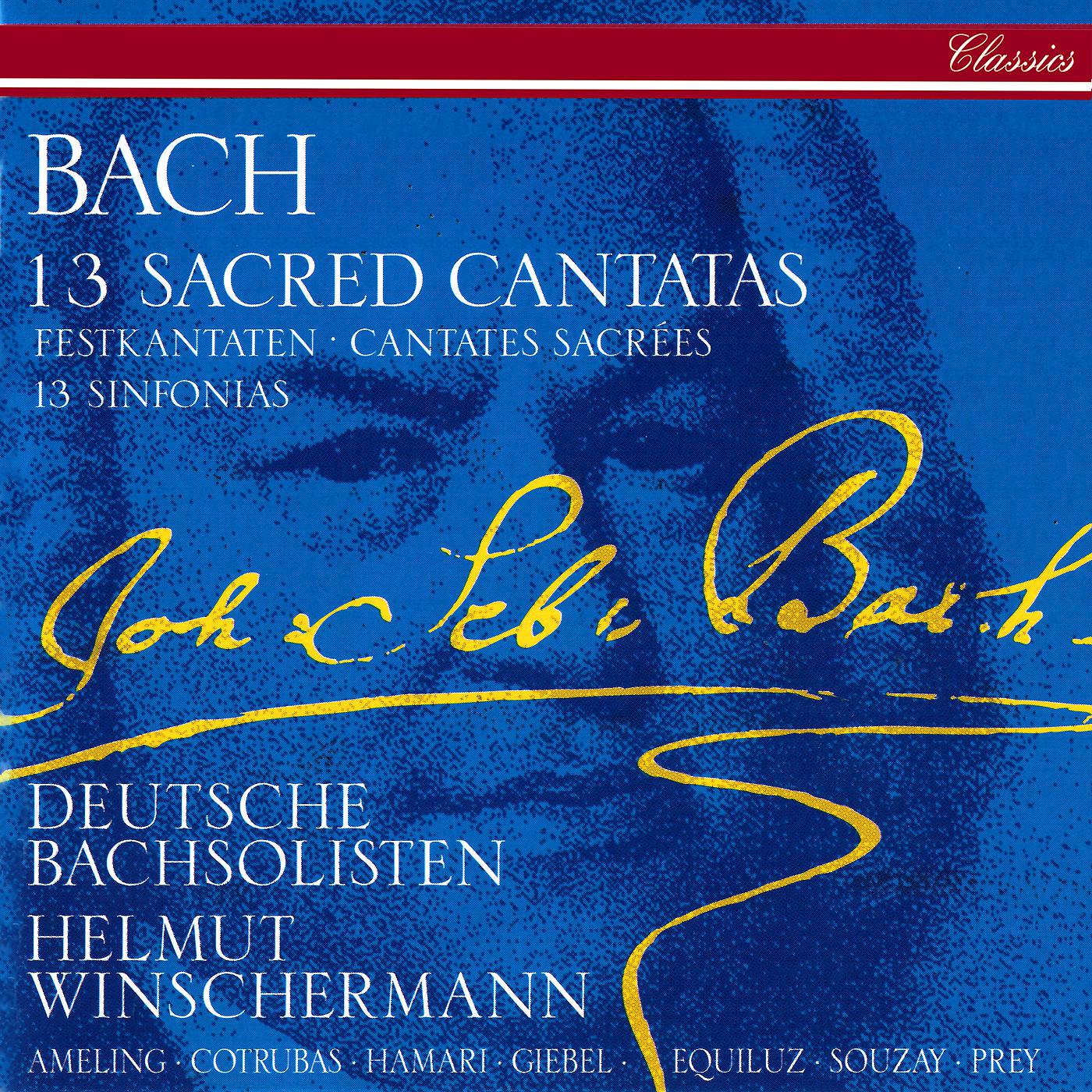 Постер альбома Bach, J.S.: 13 Sacred Cantatas; 13 Sinfonias
