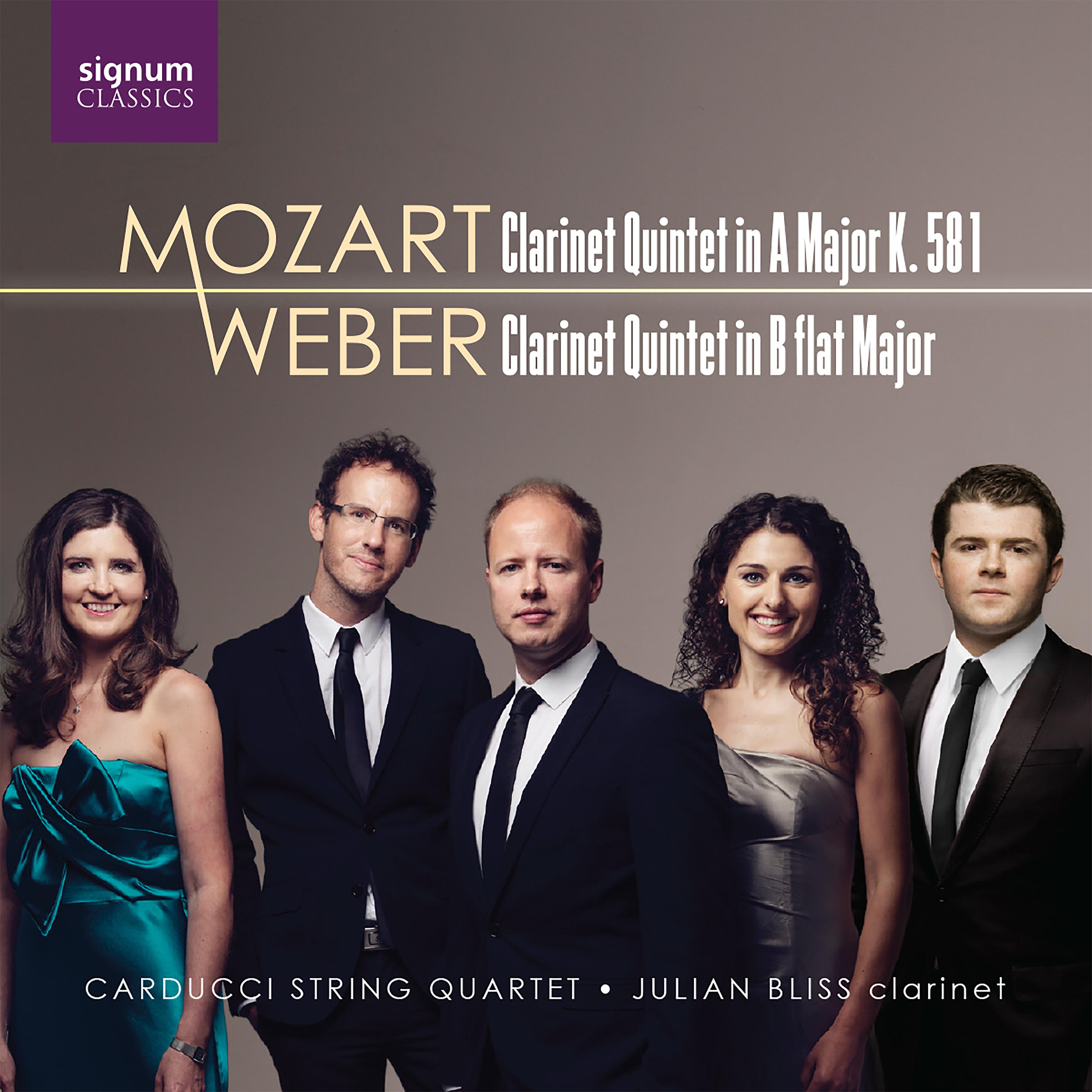 Постер альбома Mozart & Weber: Clarinet Quintets