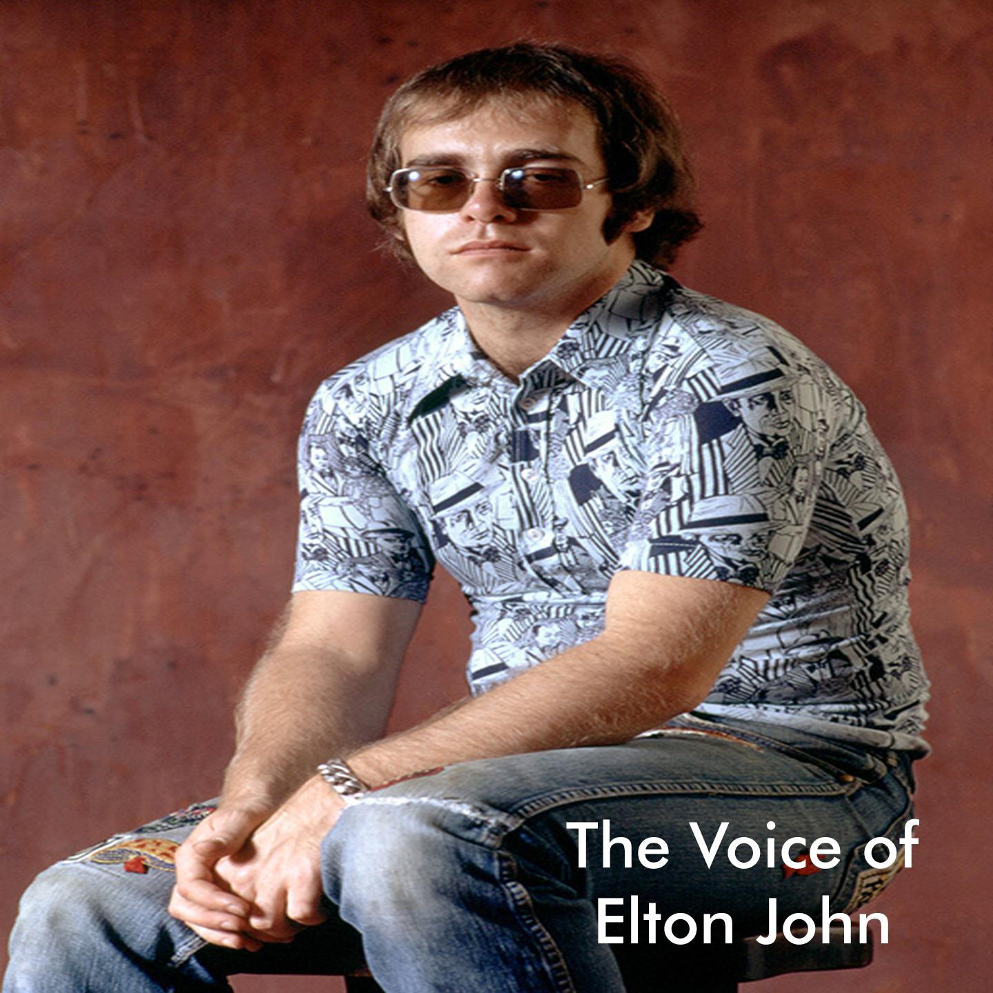 Постер альбома The Voice of Elton John