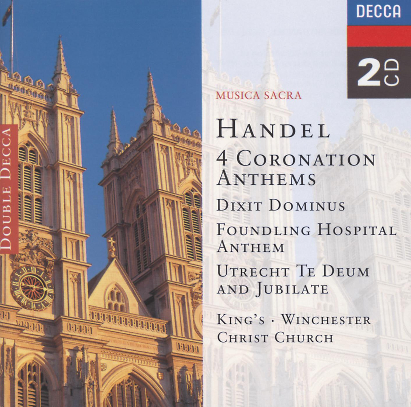 Постер альбома Handel: 4 Coronation Anthems/Dixit Dominus etc.