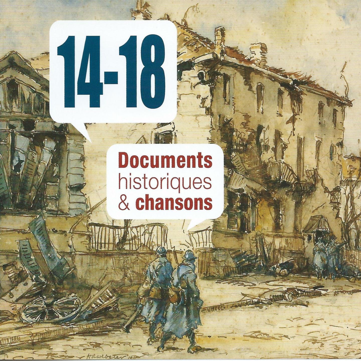 Постер альбома 14-18 documents historiques et chansons