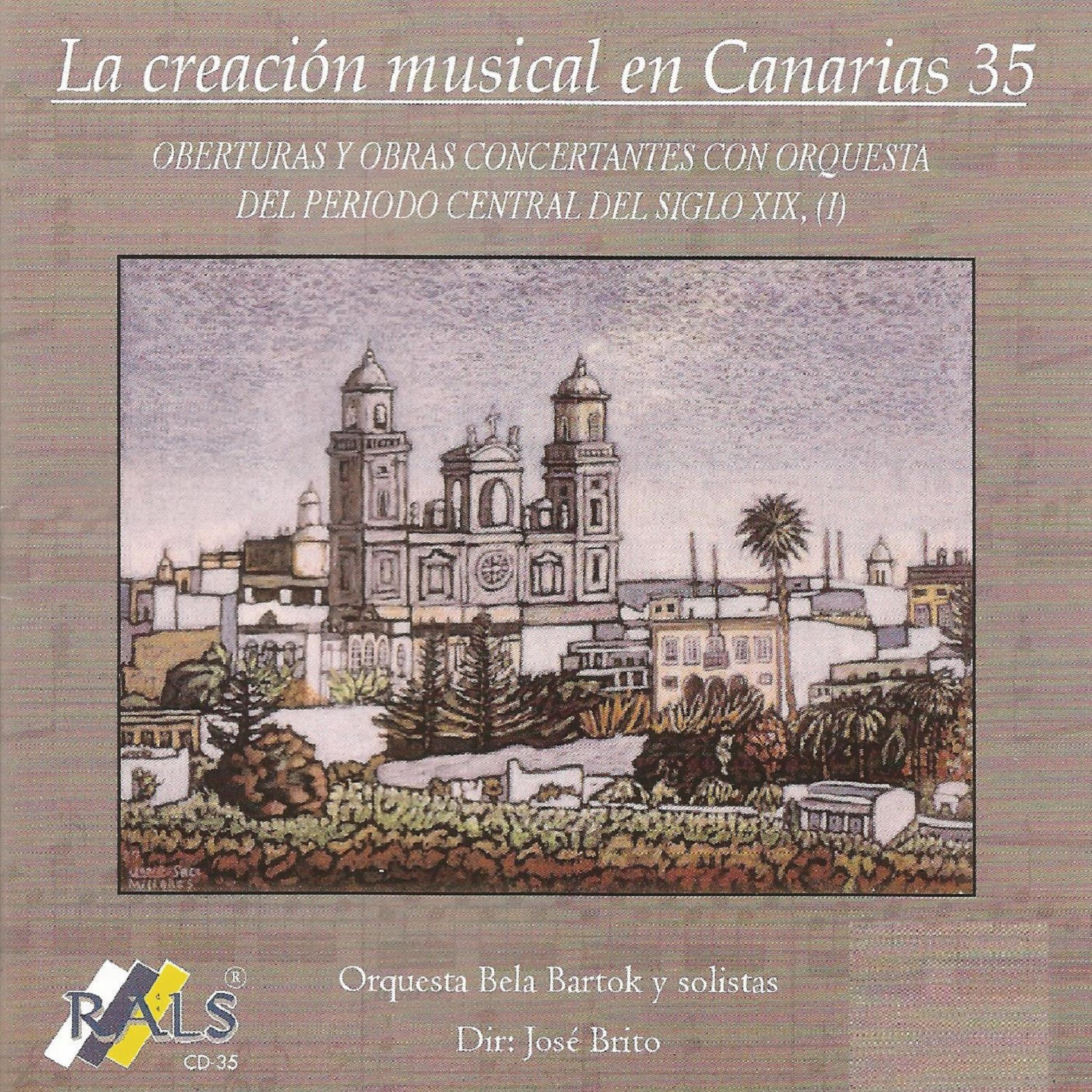 Постер альбома La Creación Musical en Canarias 35 - Oberturas y Obras Concertantes con Orquesta
