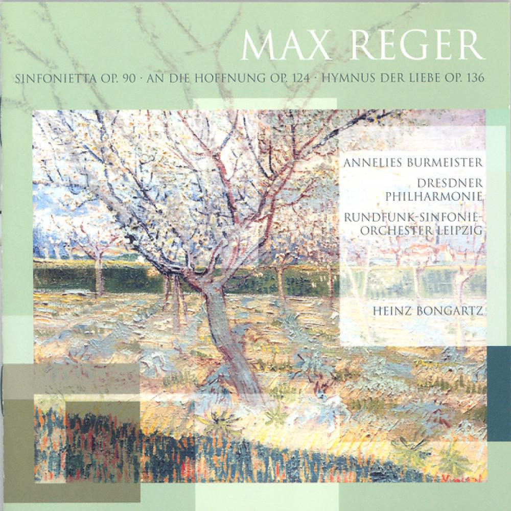 Постер альбома Reger: Sinfonietta, Op. 90, An die Hoffnung & Hymnus der Liebe