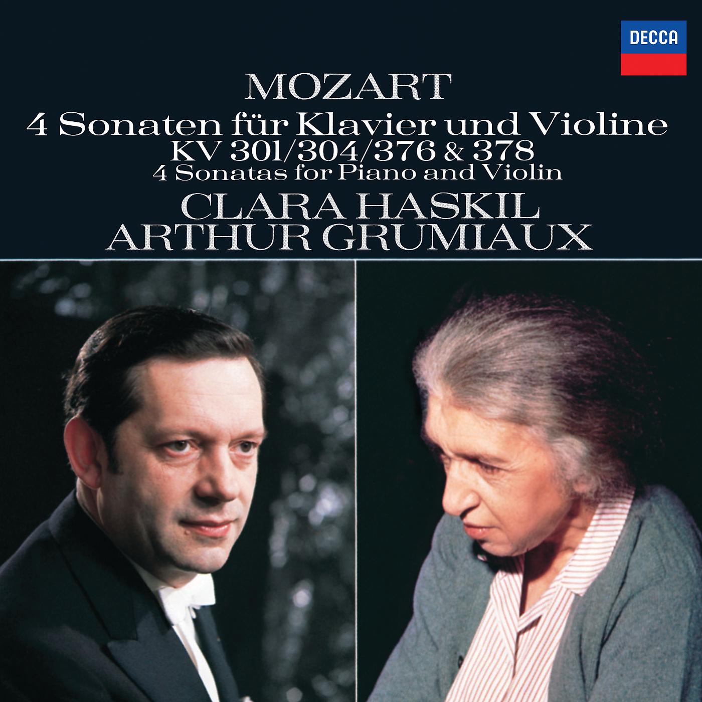 Постер альбома Mozart: 4 Violin Sonatas for Piano and Violin, Nos.18, 21, 24 & 26
