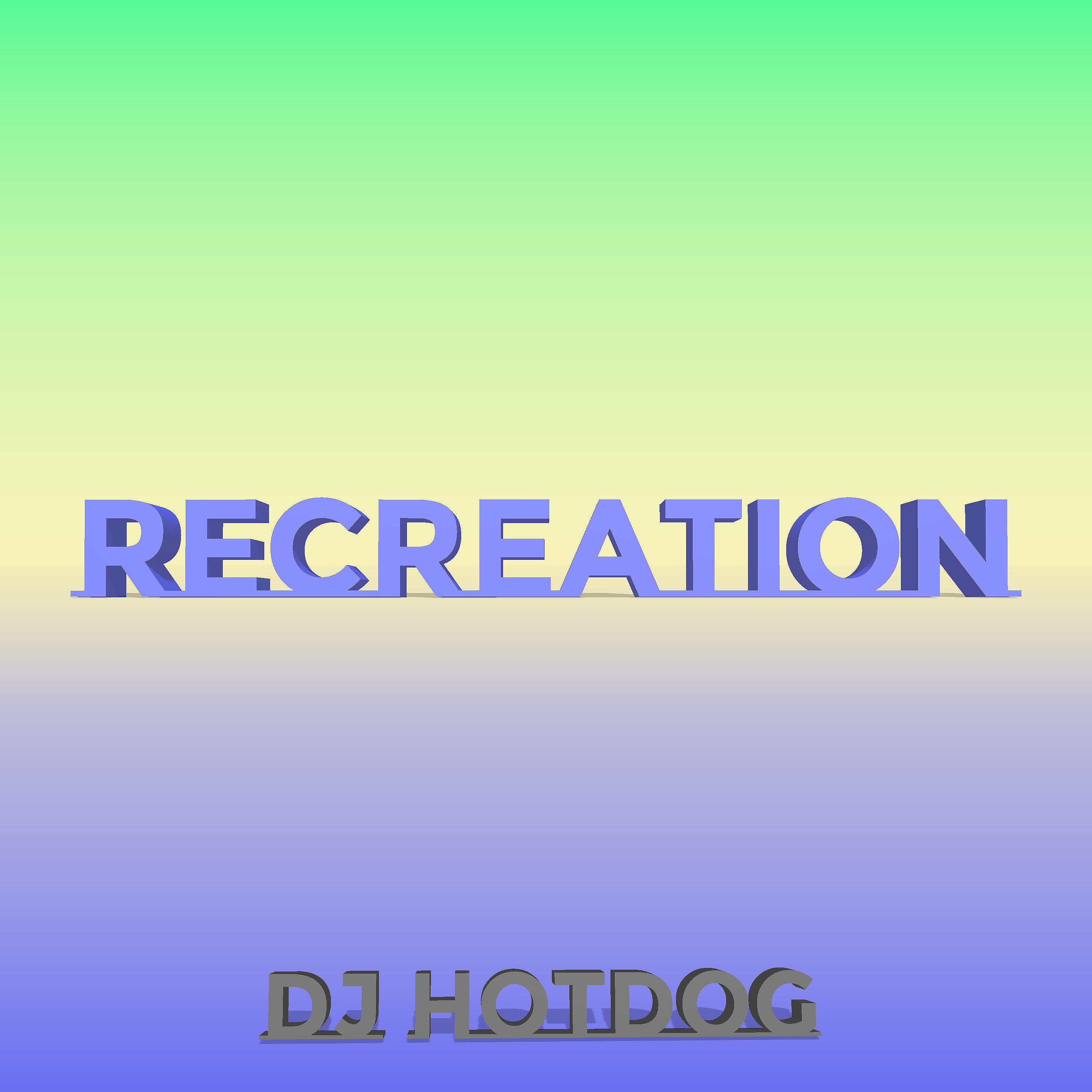 Постер альбома Recreation