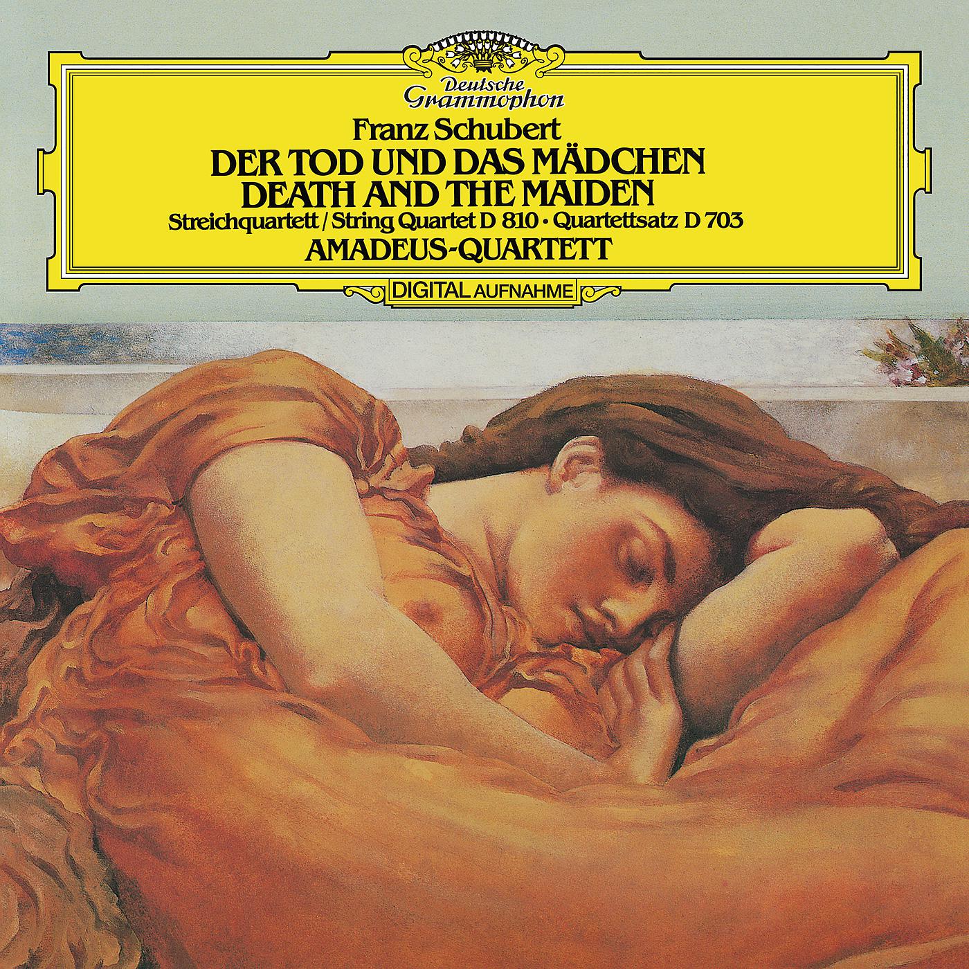 Постер альбома Schubert: String Quartet No.14 In D Minor, D. 810 "Death and the Maiden"; String Quartet No.12 In C Minor, D.703 - "Quartettsatz"
