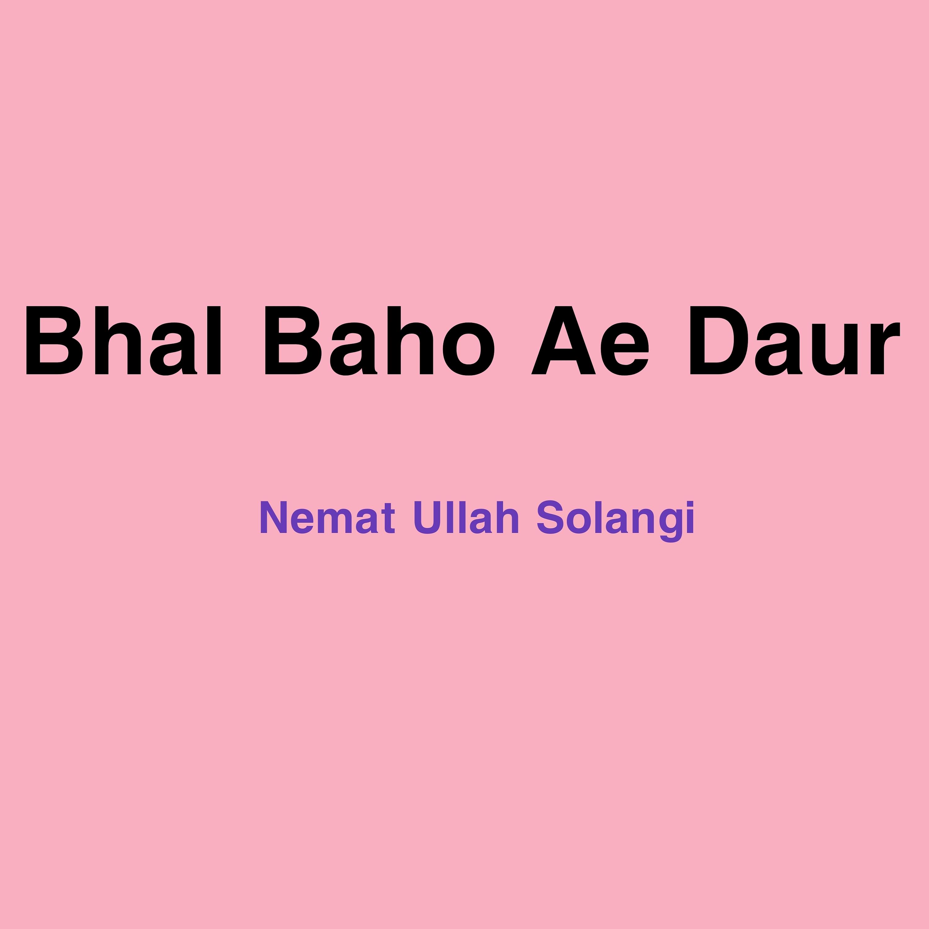 Постер альбома Bhal Baho Ae Daur