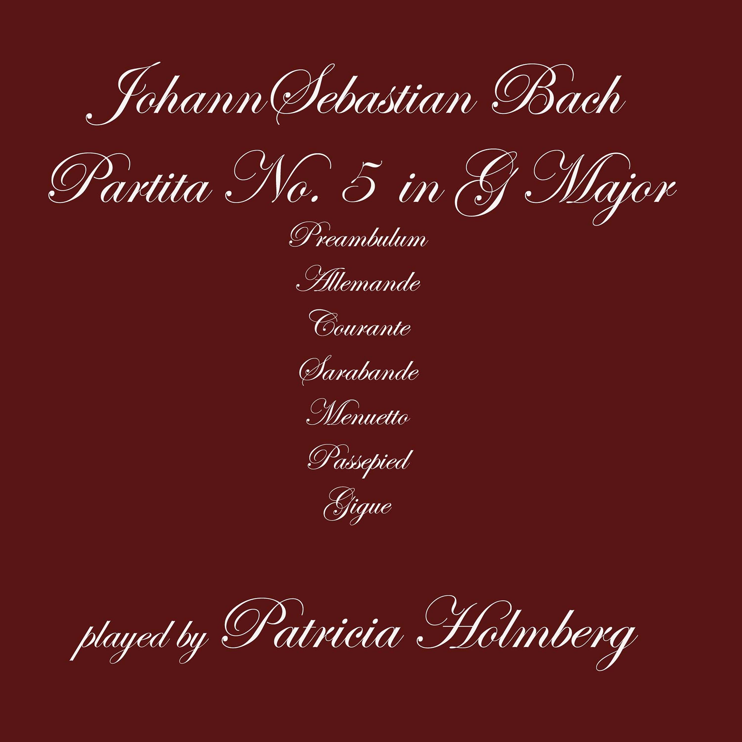 Постер альбома Bach Partita #5