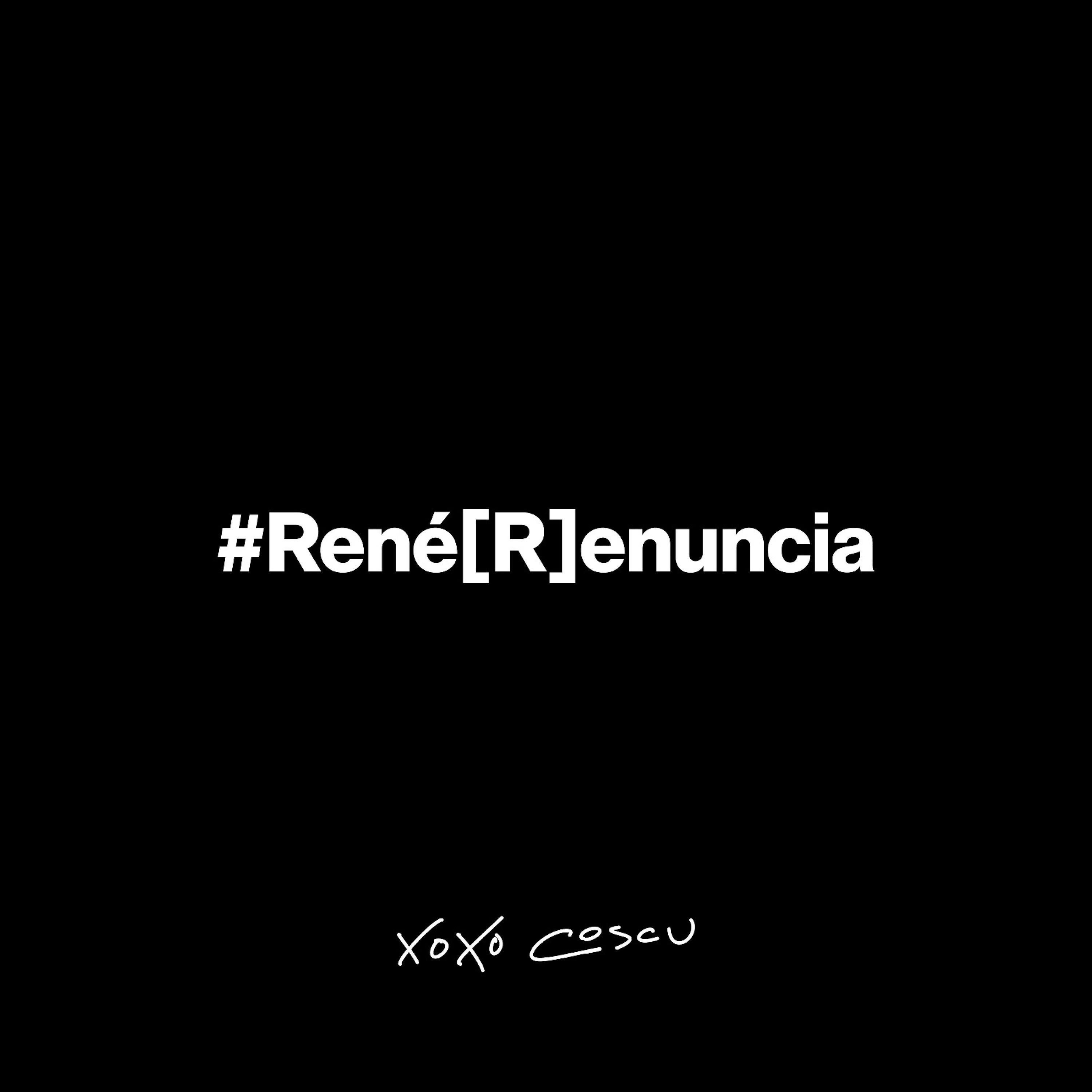 Постер альбома #RenéRenuncia