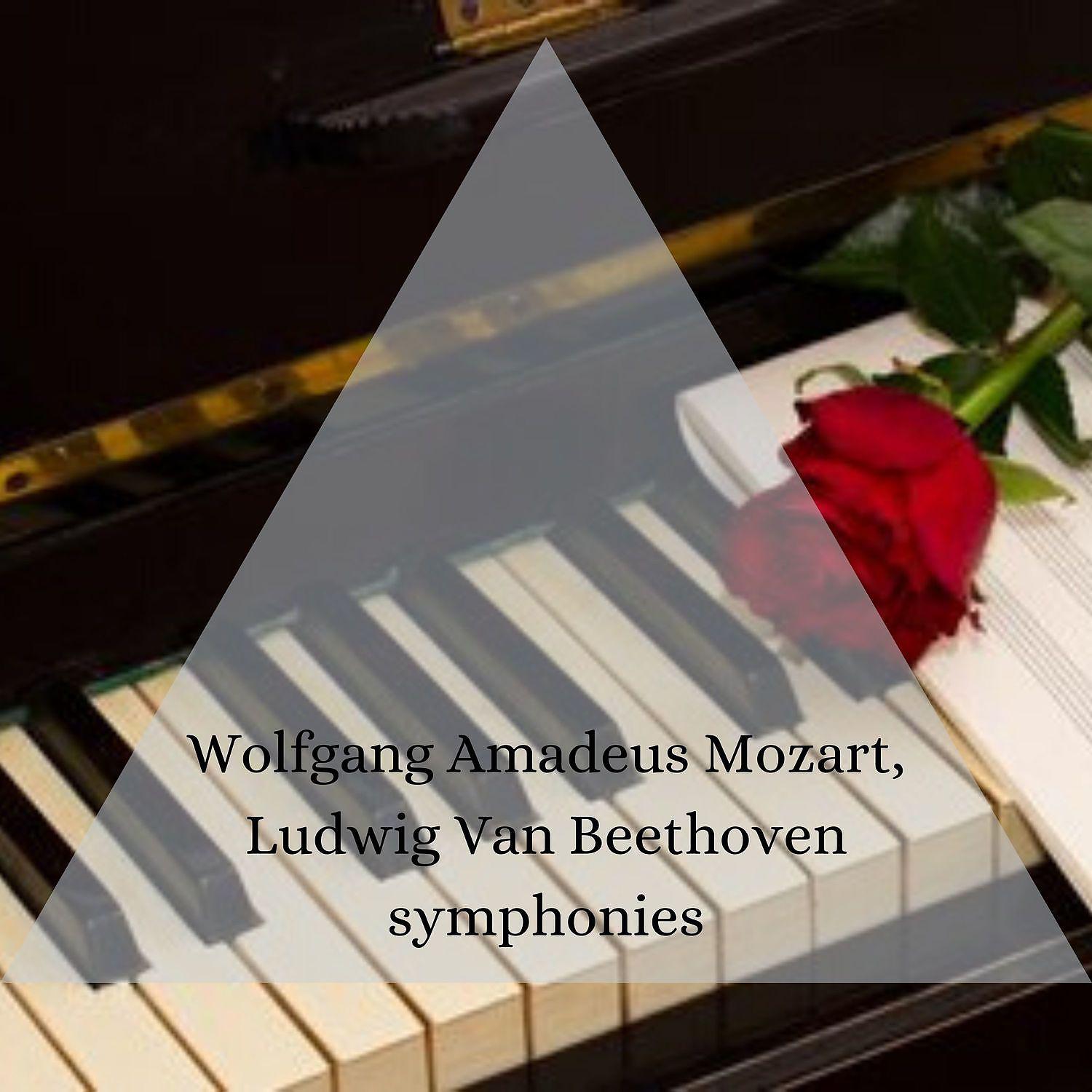 Постер альбома Wolfgang Amadeus Mozart, Ludwig Van Beethoven symphonies