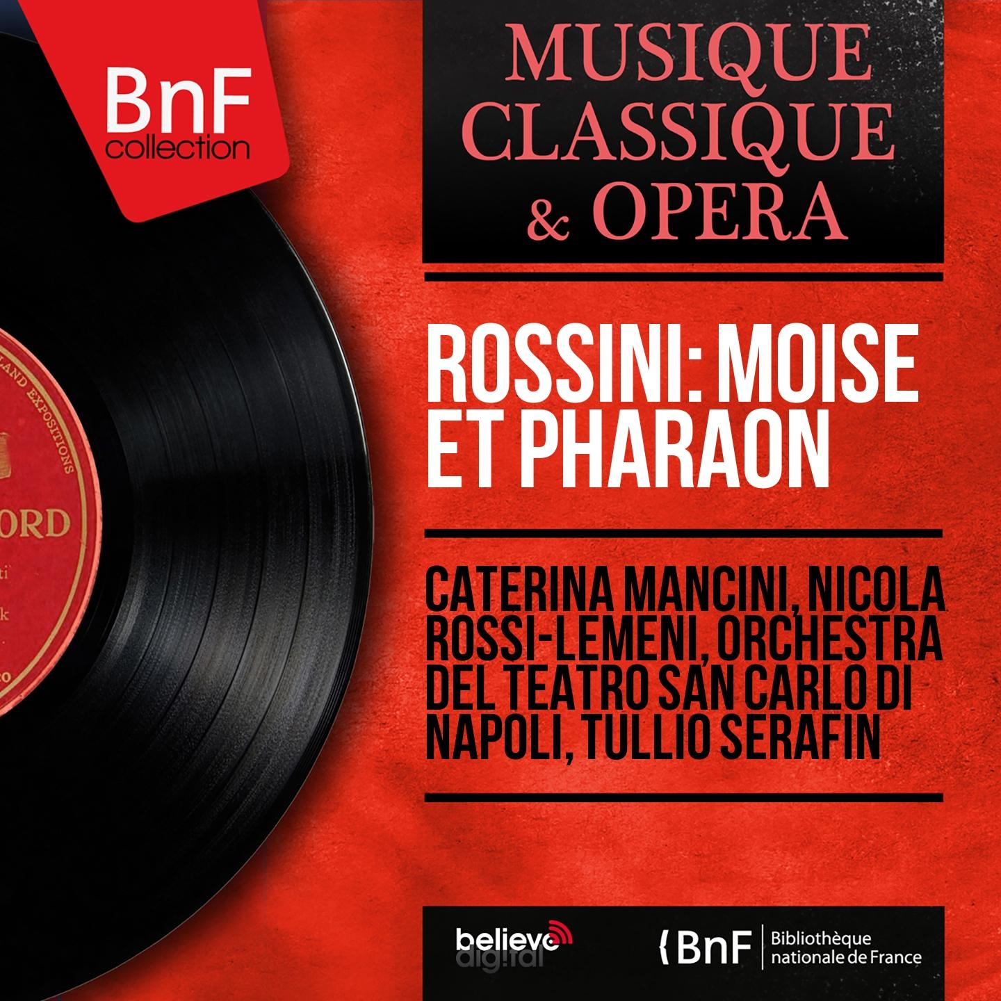 Постер альбома Rossini: Moïse et Pharaon (Sung in Italian, Mono Version)
