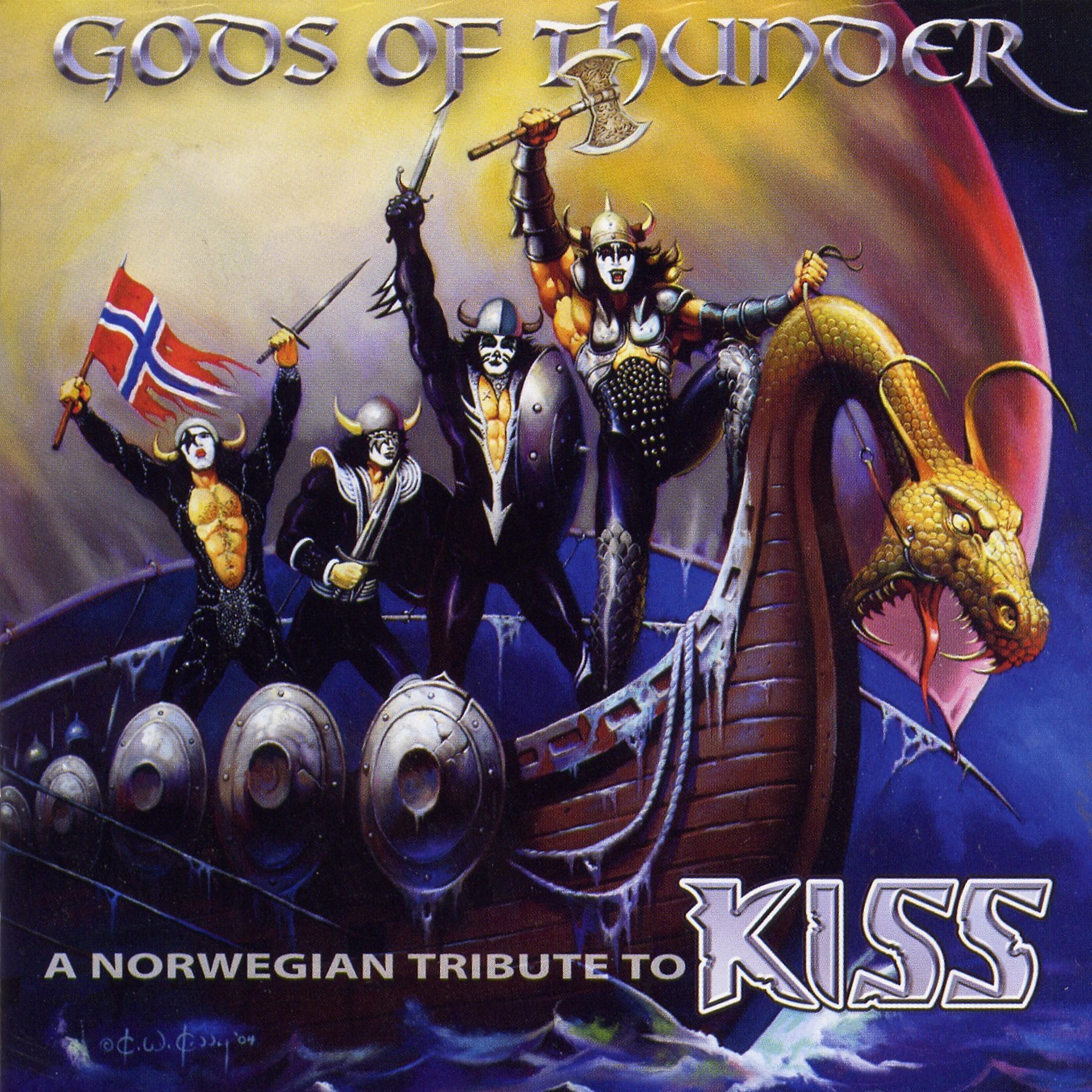 Постер альбома Gods of Thunder - a Norwegian Tribute to Kiss