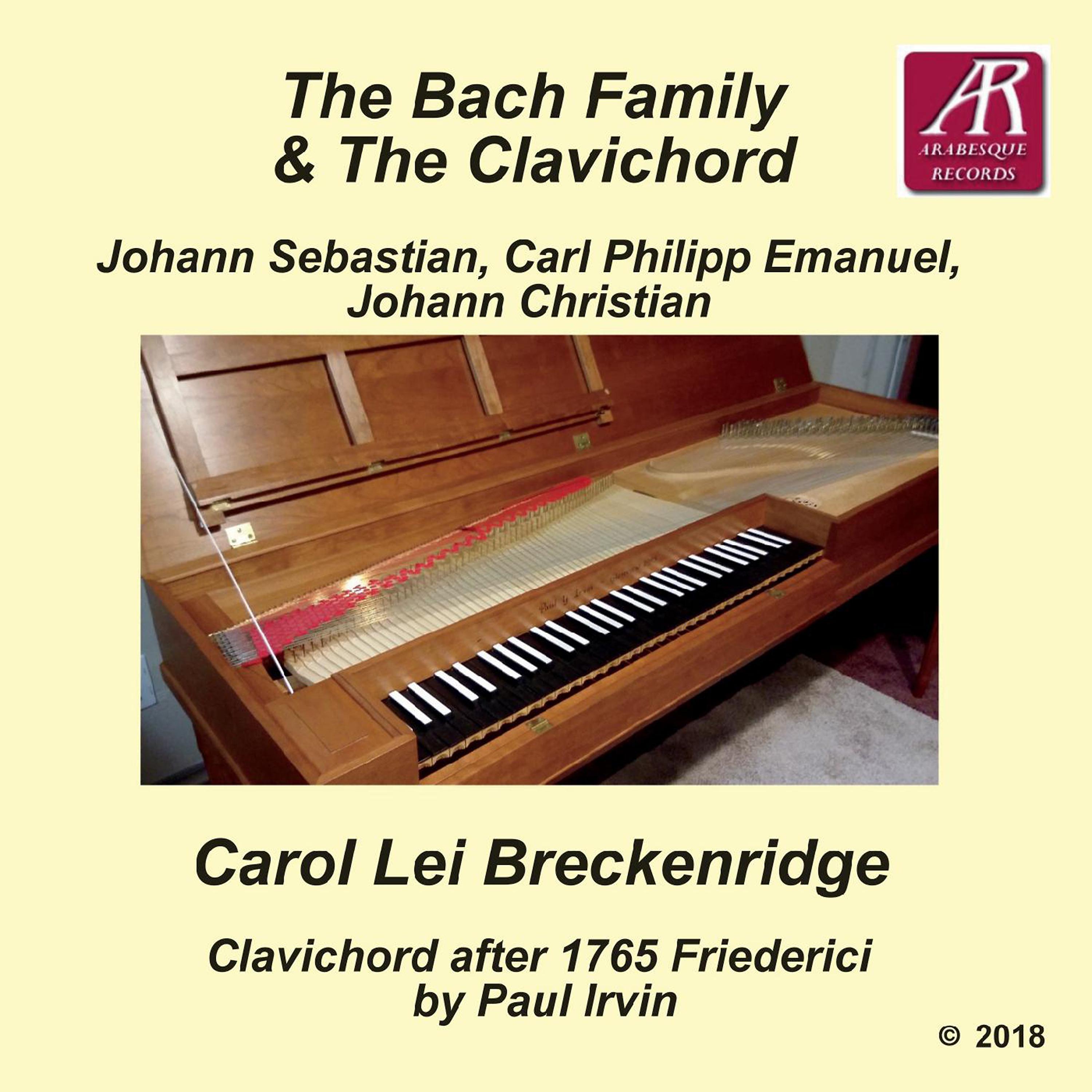 Постер альбома The Bach Family and the Clavichord