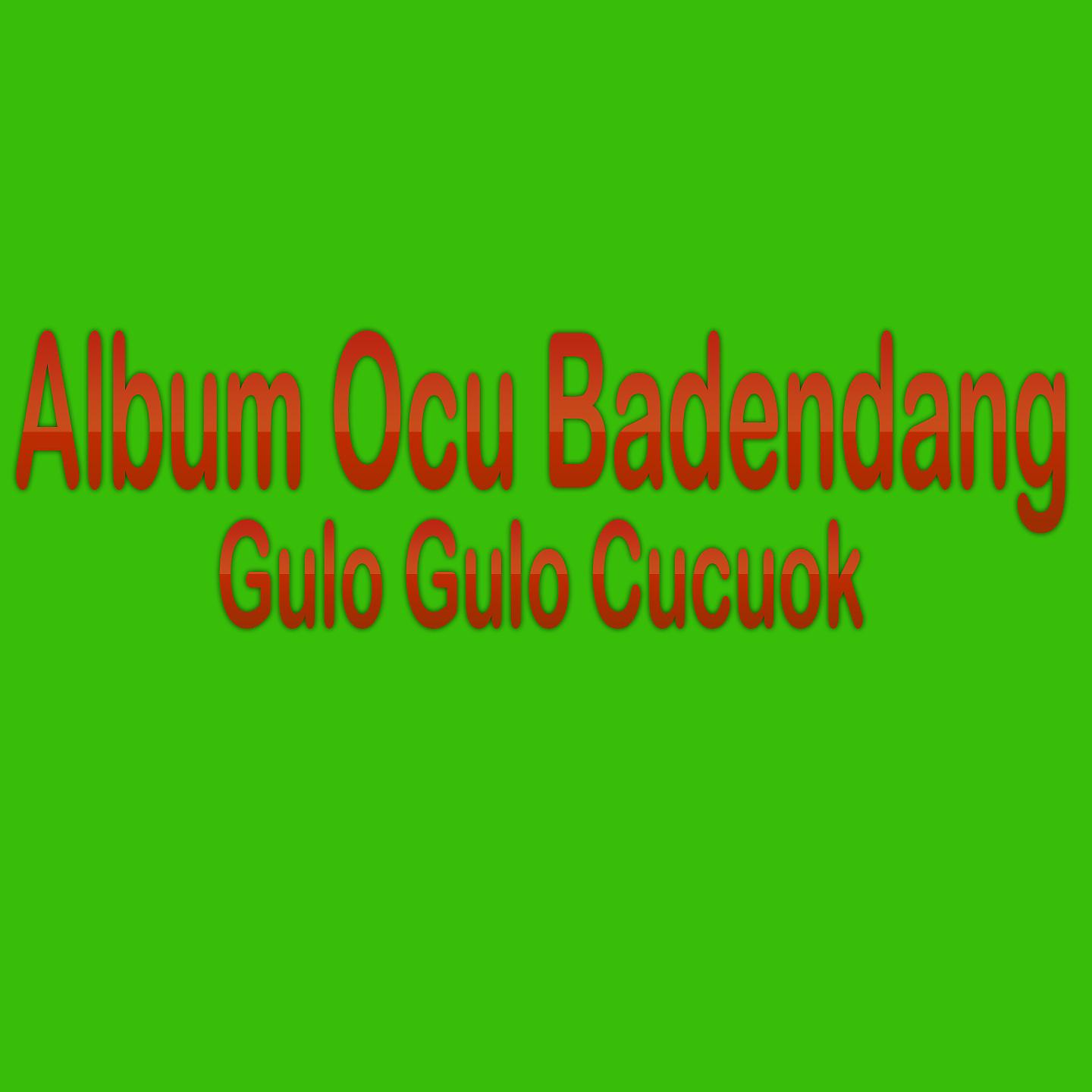 Постер альбома Album Ocu Badendang