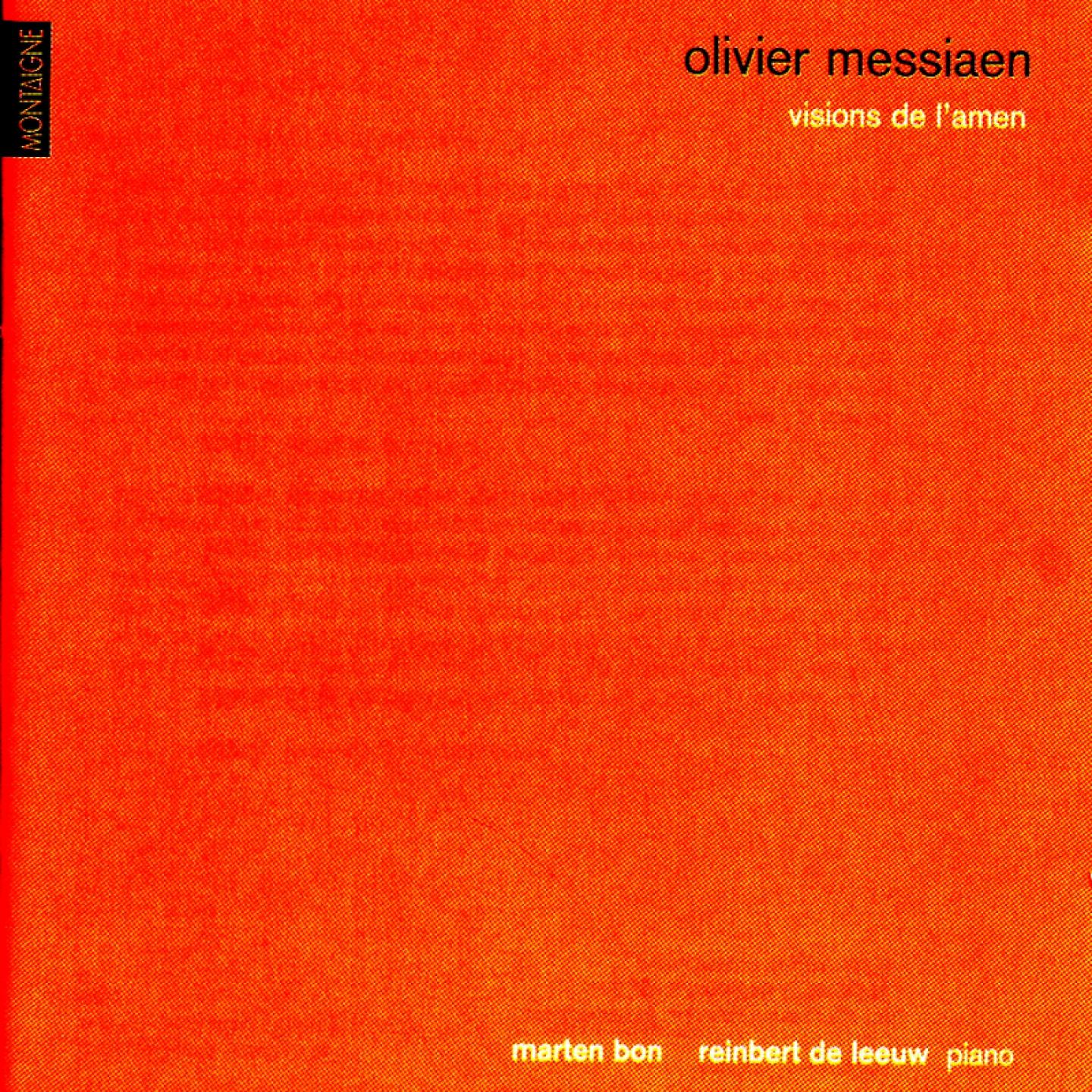 Постер альбома Messiaen: Visions de L'Amen
