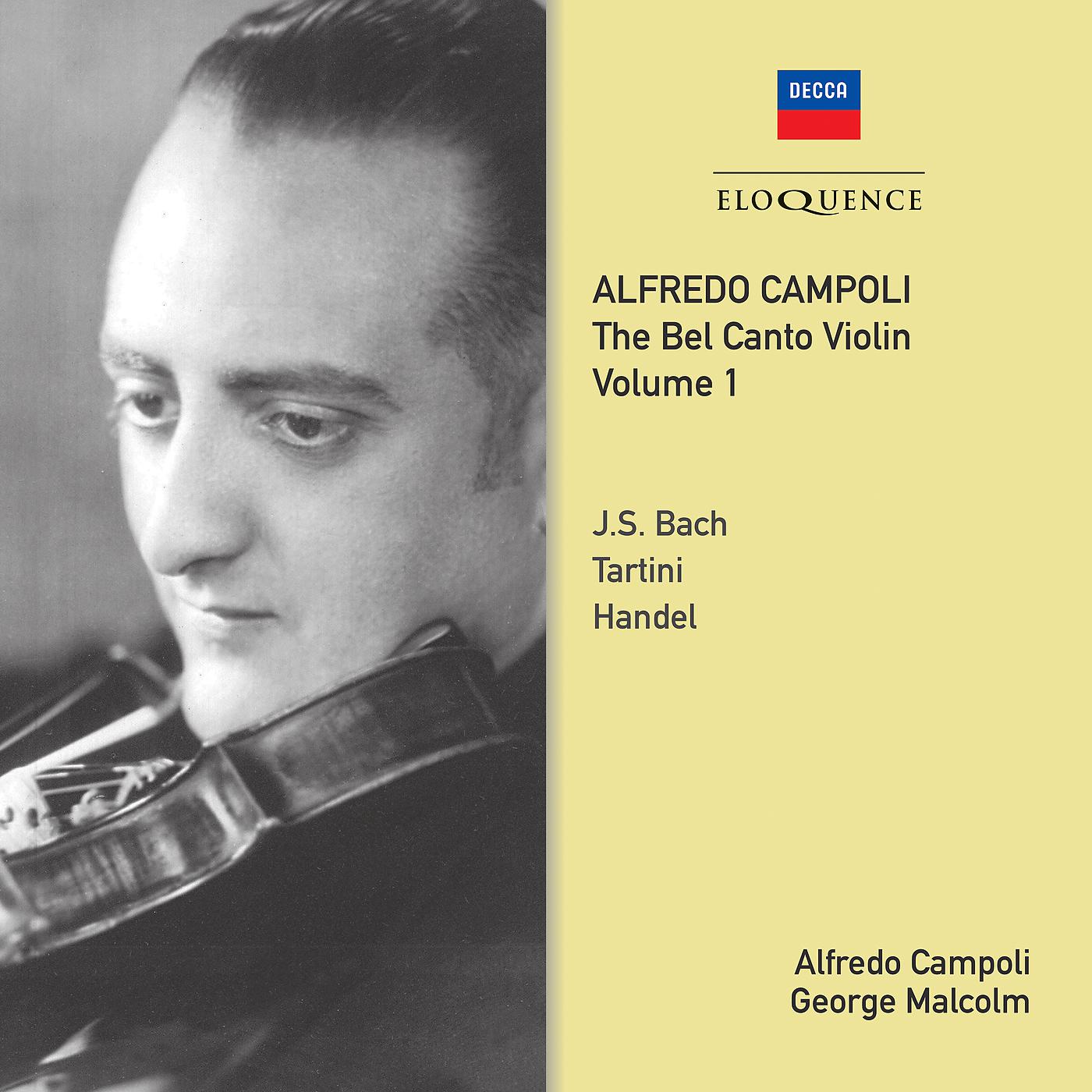 Постер альбома Alfredo Campoli: The Bel Canto Violin - Vol. 1