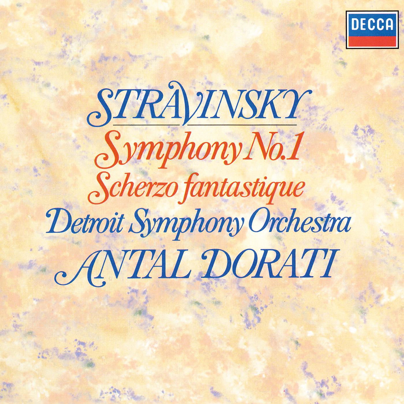 Постер альбома Stravinsky: Symphony No. 1; Scherzo fantastique