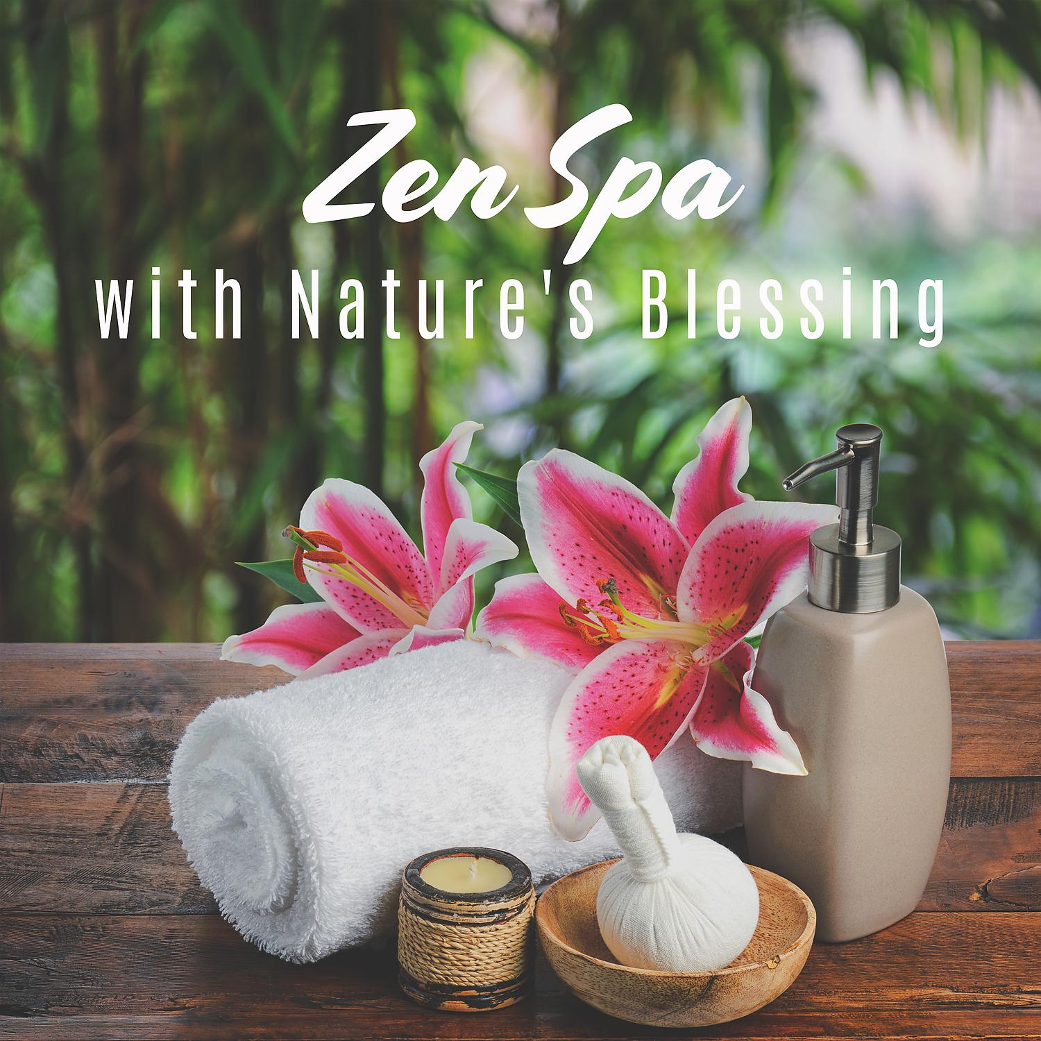 Постер альбома Zen Spa with Nature's Blessing: Asian Spa Treatments & Reiki Healing