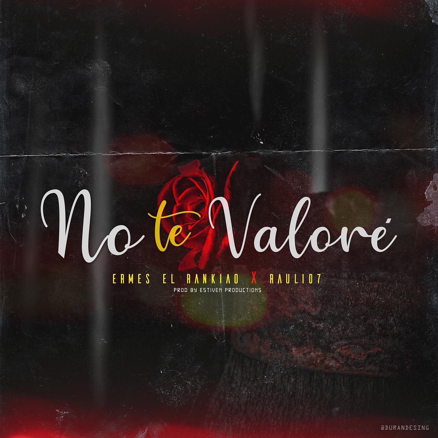 Постер альбома No te valore (feat. Hilario)