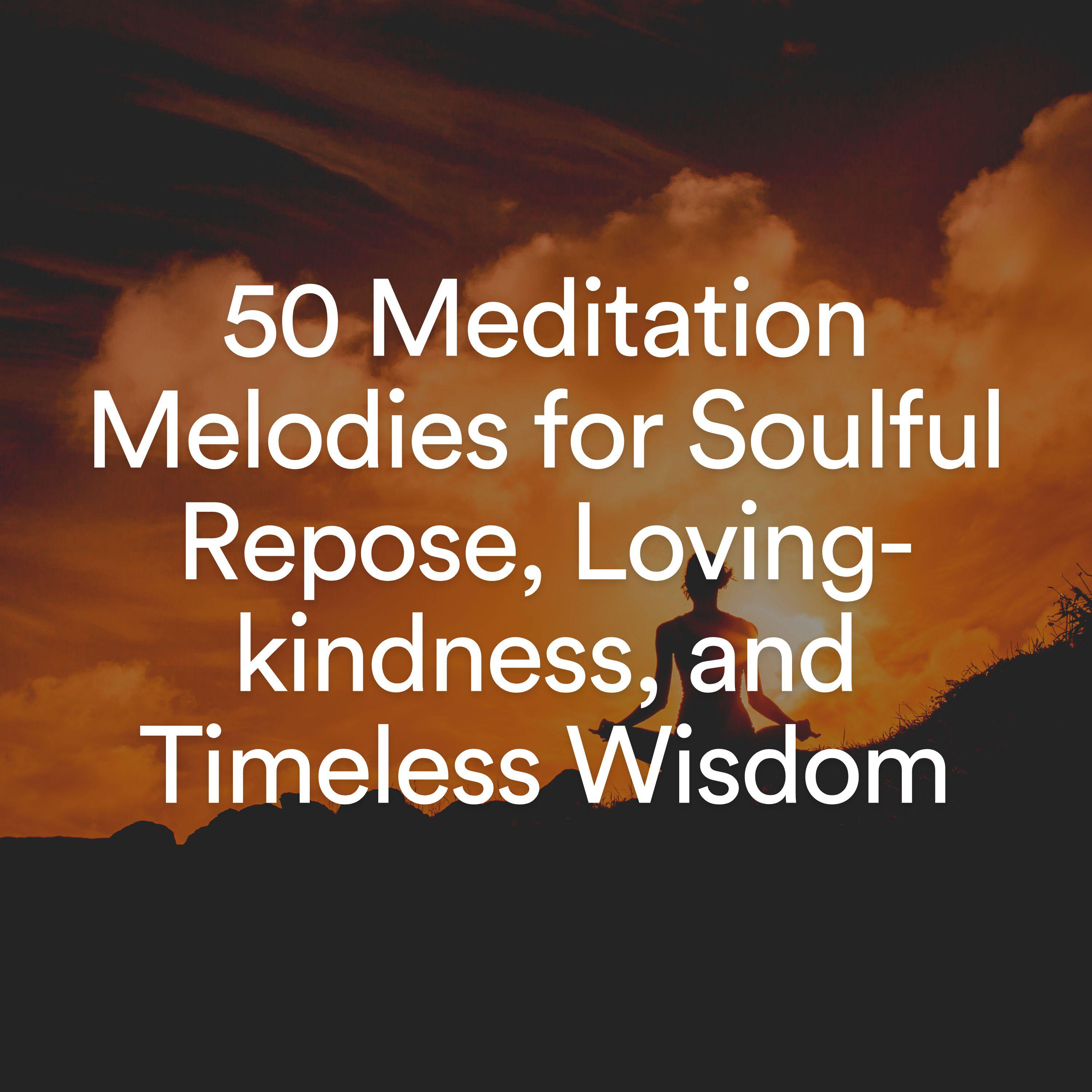 Постер альбома 50 Meditation Melodies for Soulful Repose, Loving-kindness, and Timeless Wisdom