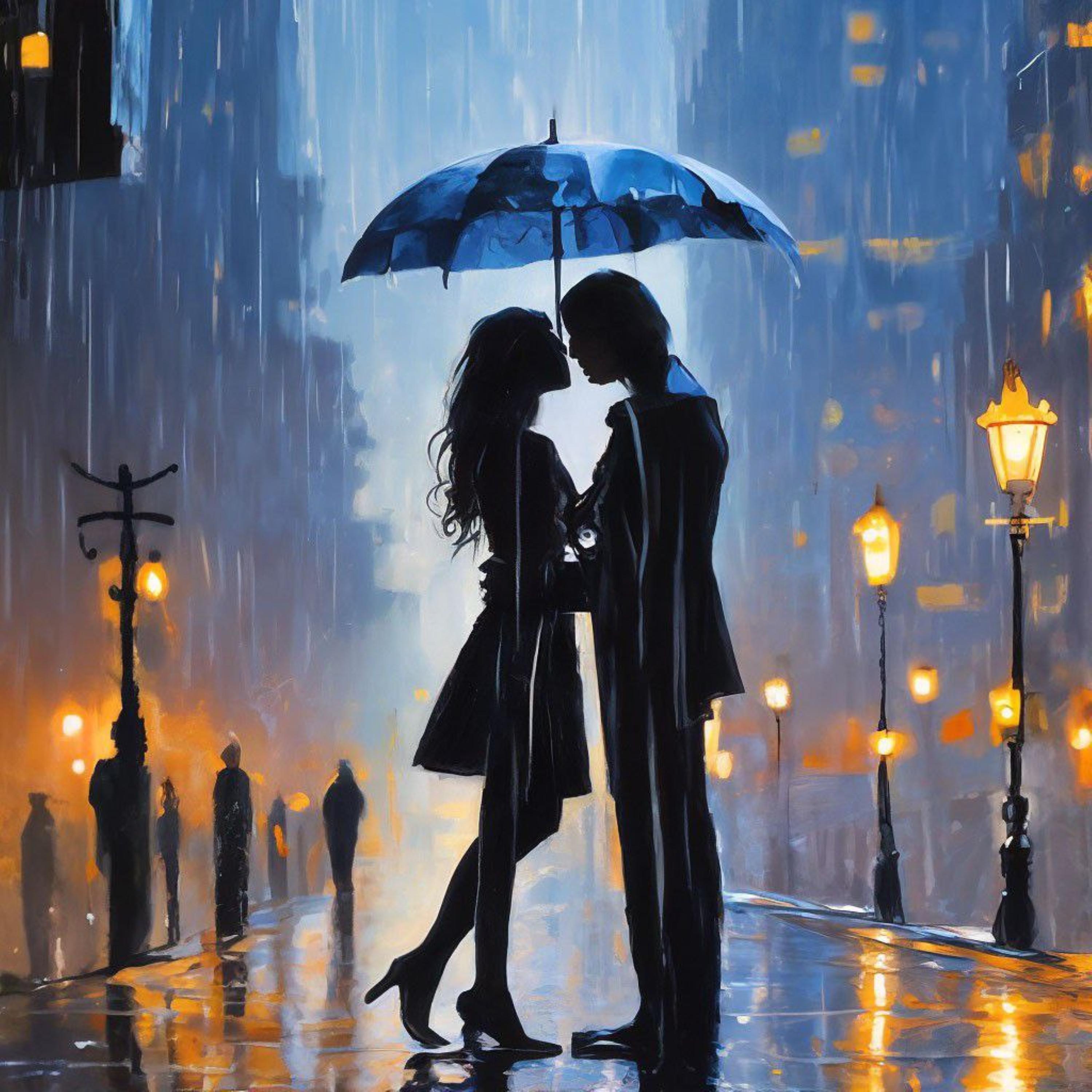 Постер альбома Любовь под дождём