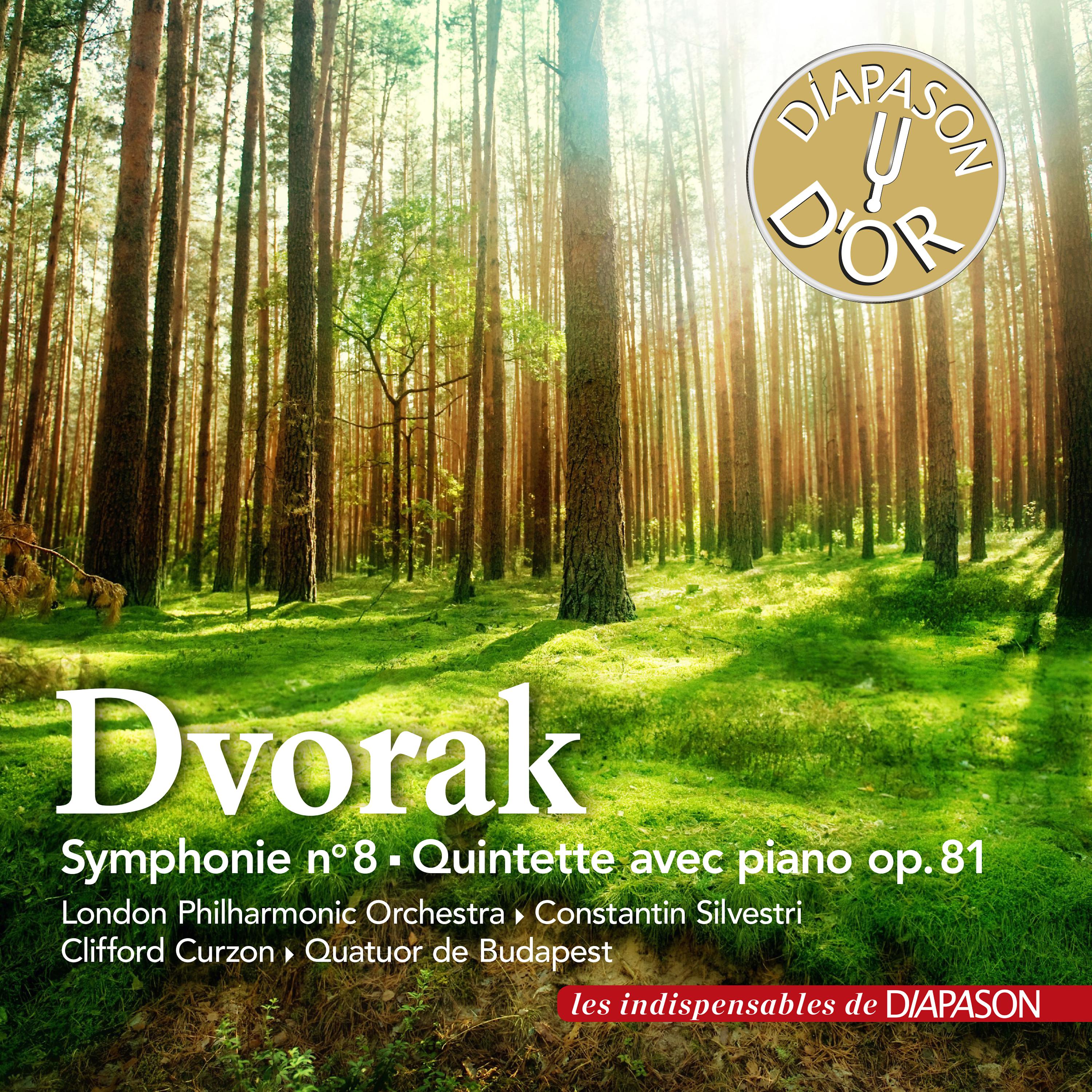 Постер альбома Dvořák: Symphonie No. 8 & Quintette avec piano No. 2 (Les indispensables de Diapason)